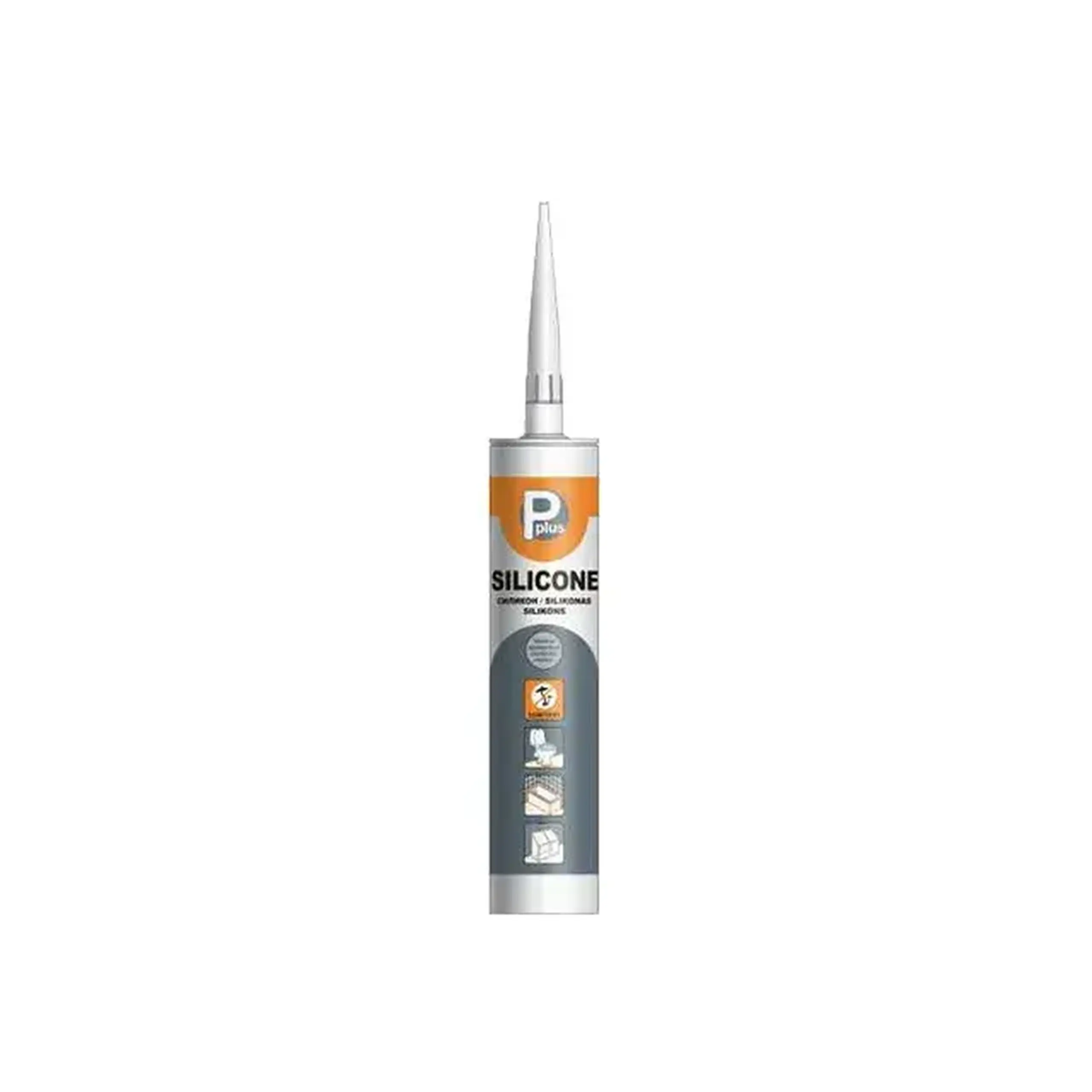 Ermetic silicon 260 ml Transparent P Plus