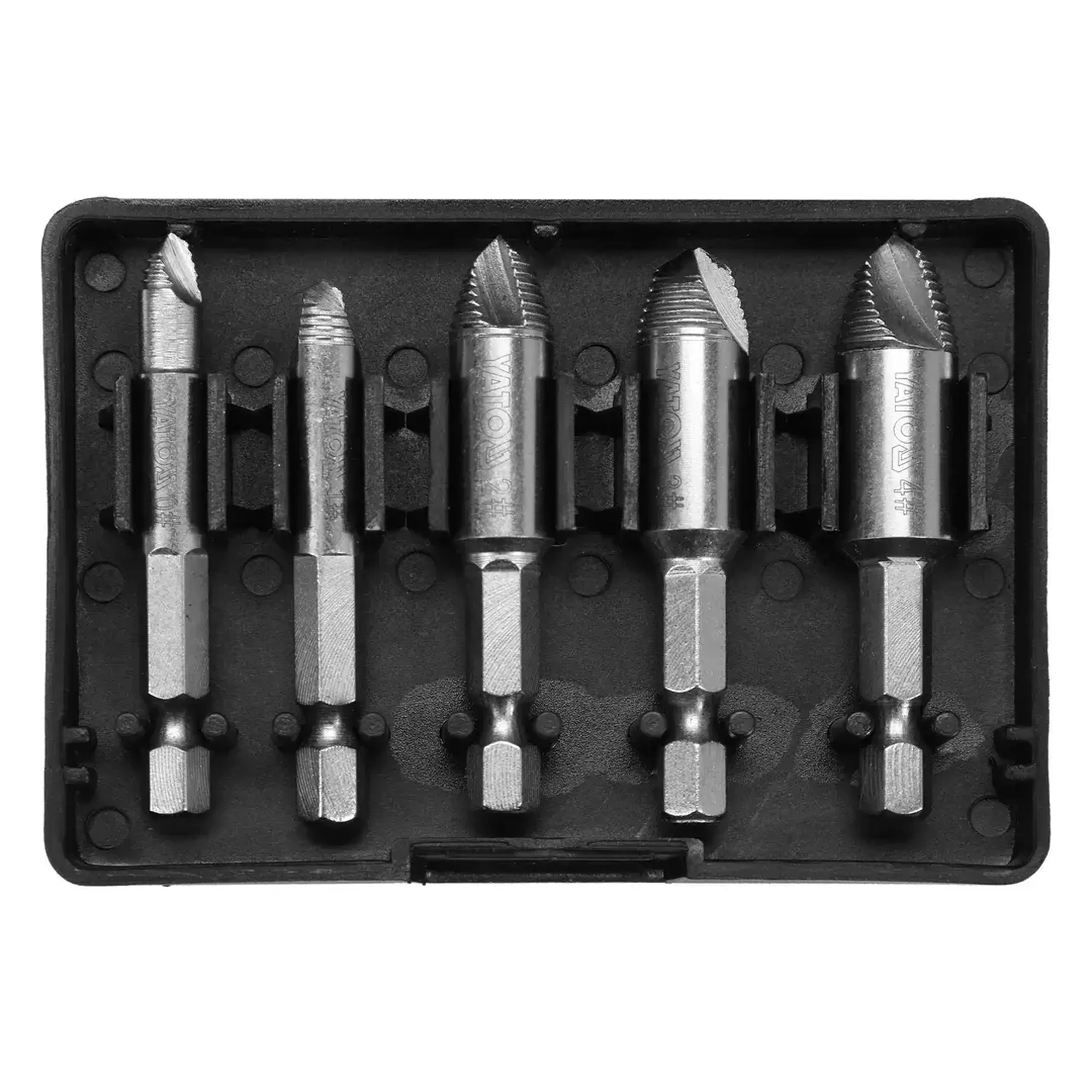 Set extractoare șuruburi rupte 0 - 14 mm Yato