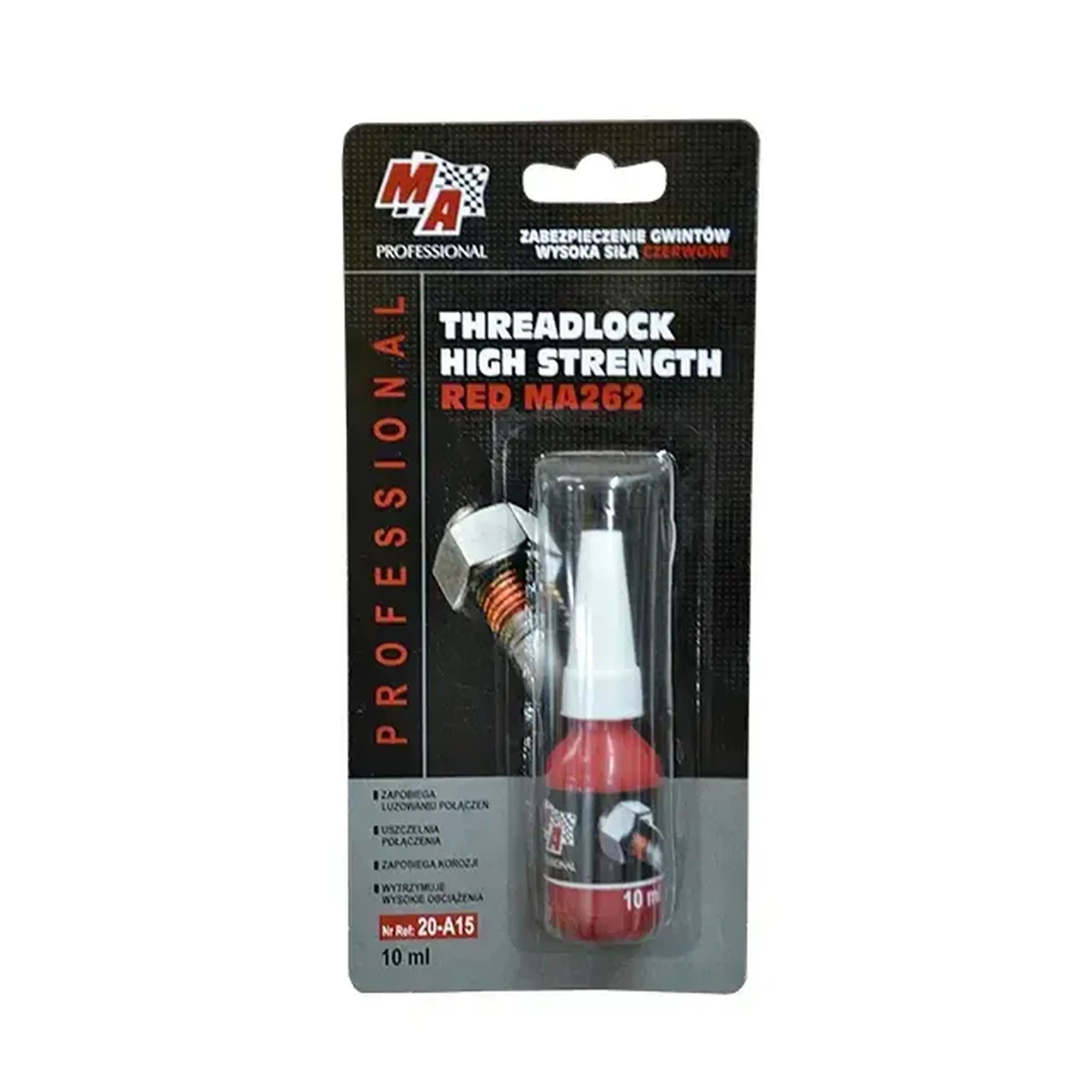 Ermetic roșu 20A15 10 ml MA PROFESSIONAL
