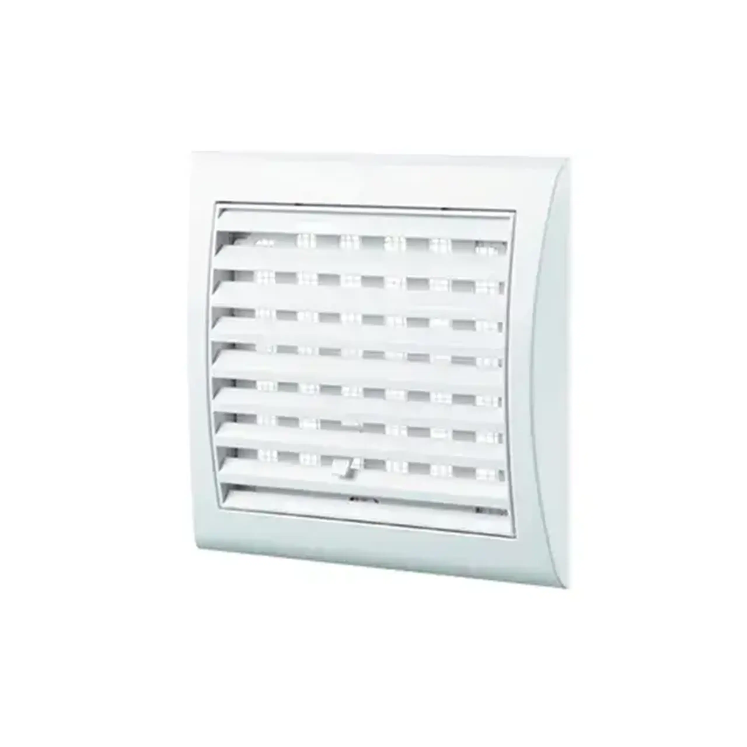 Grilaj de ventilare cu sită Ventika MW123K 150 193 x 188 x 18 mm plastic alb