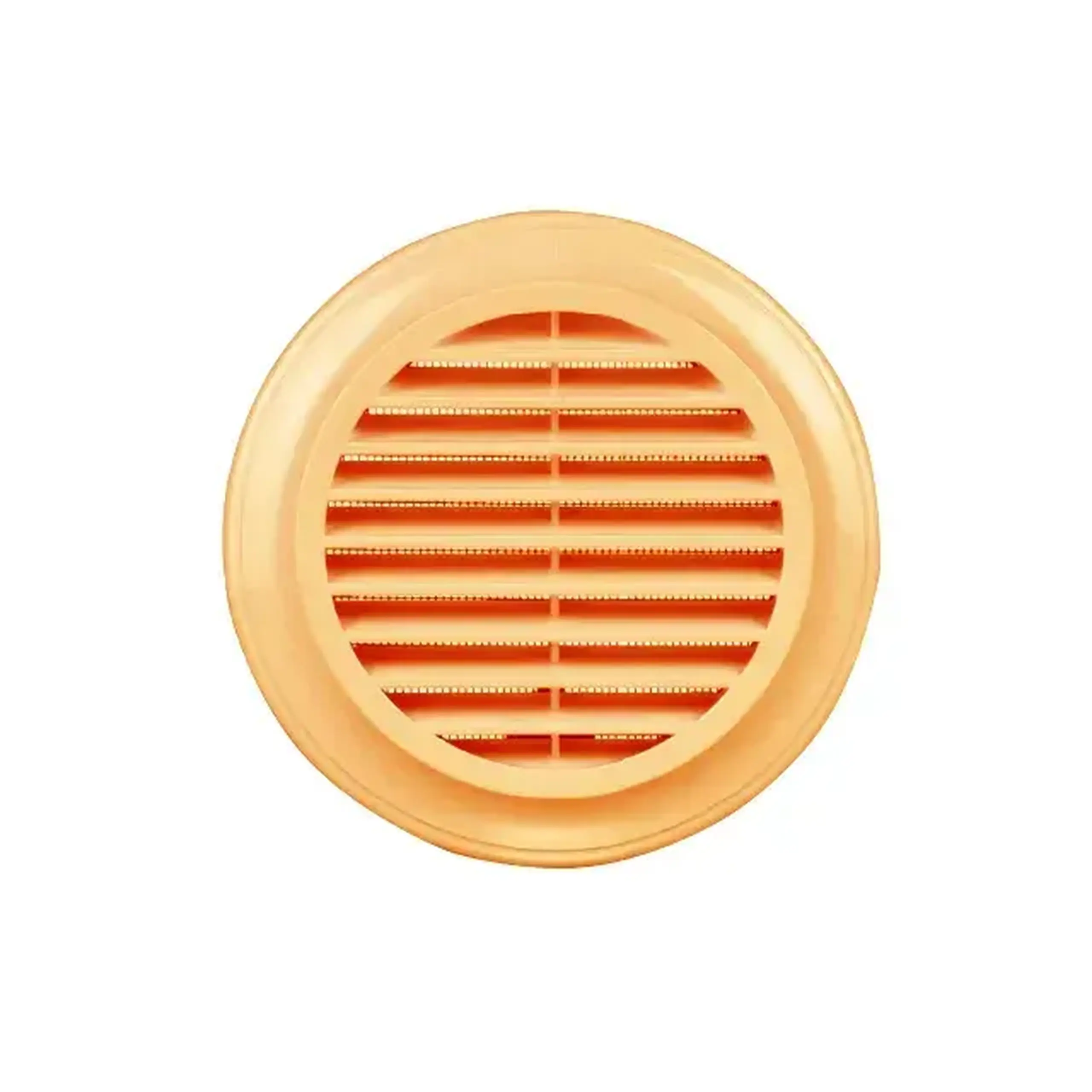 Grilaj de ventilare cu sită Ventika EL150 150 mm plastic cafeniu