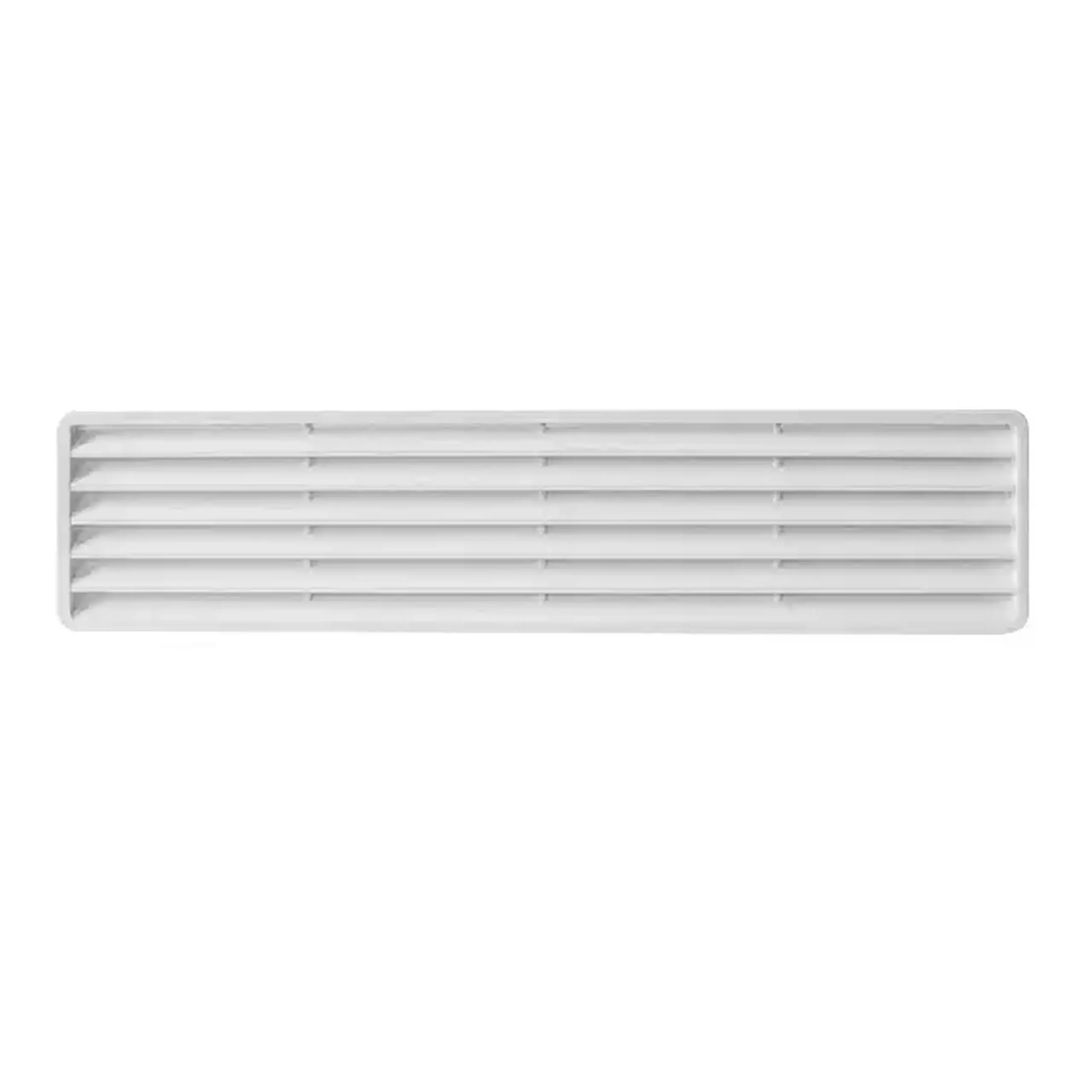 Grilaj de ventilare cu sită Ventika MW430/2 453 x 91 mm plastic alb