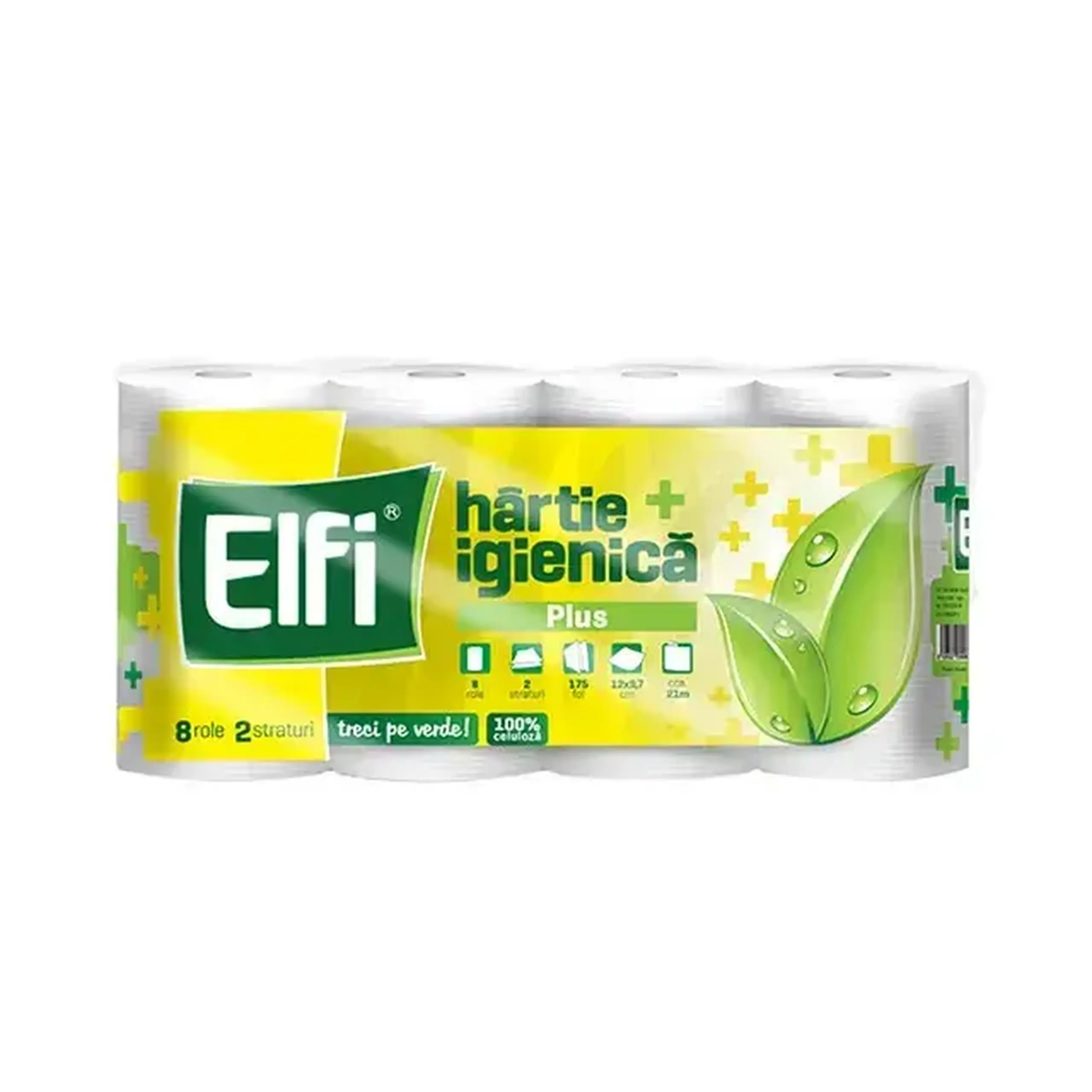 Hârtie igienică ELFI 8 Role 12 x 9.7 cm