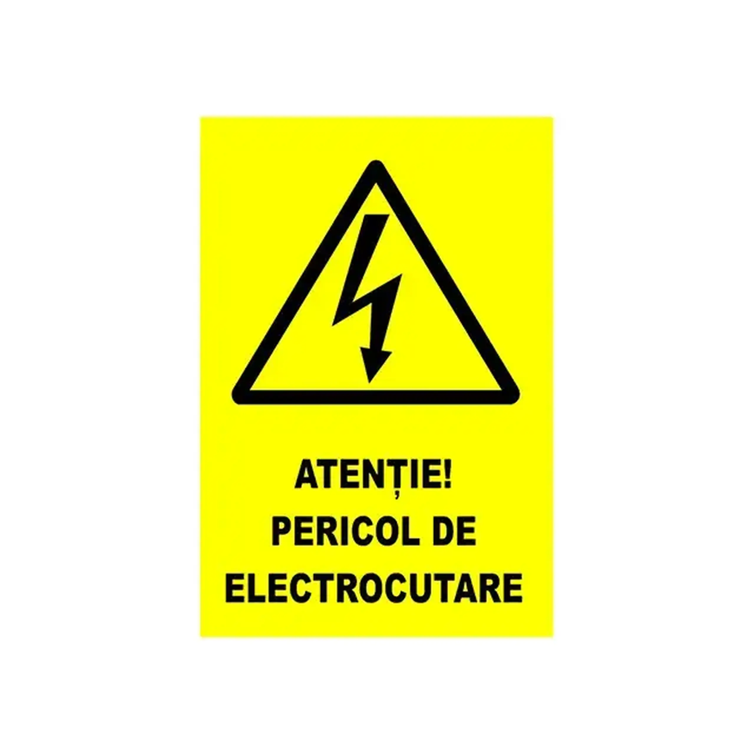 Indicator pericol de electrocutare 170188 210 x 296 mm galben/Negru