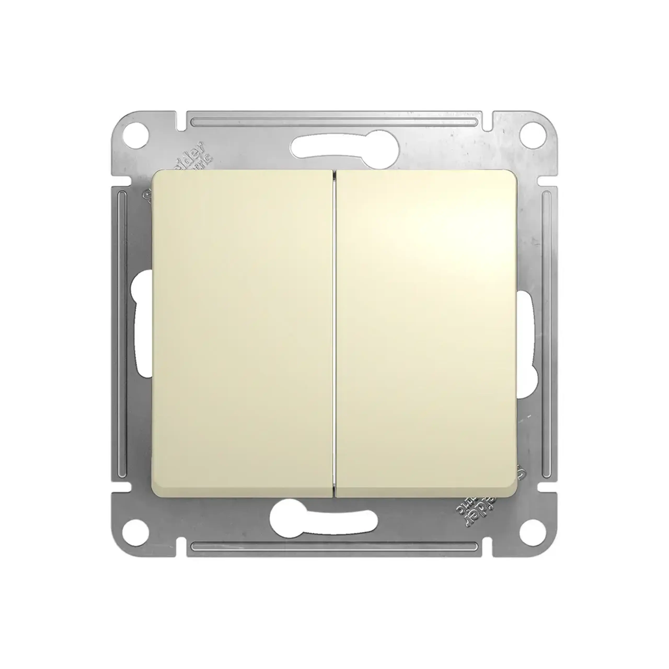 Întrerupător dublu glossa 10 A 250 V bej Schneider-Electric