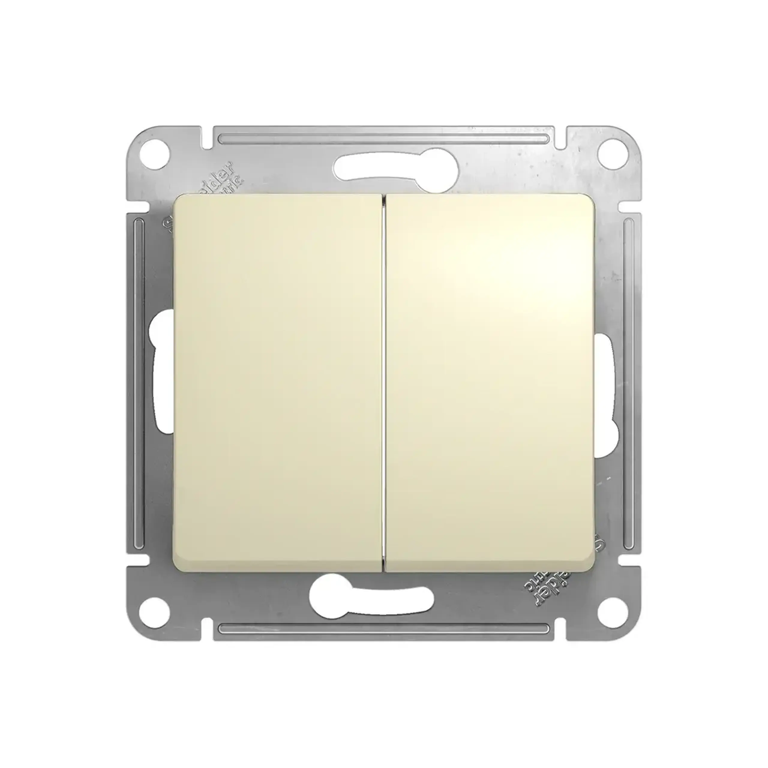 Întrerupător dublu glossa 10 A 250 V bej Schneider-Electric