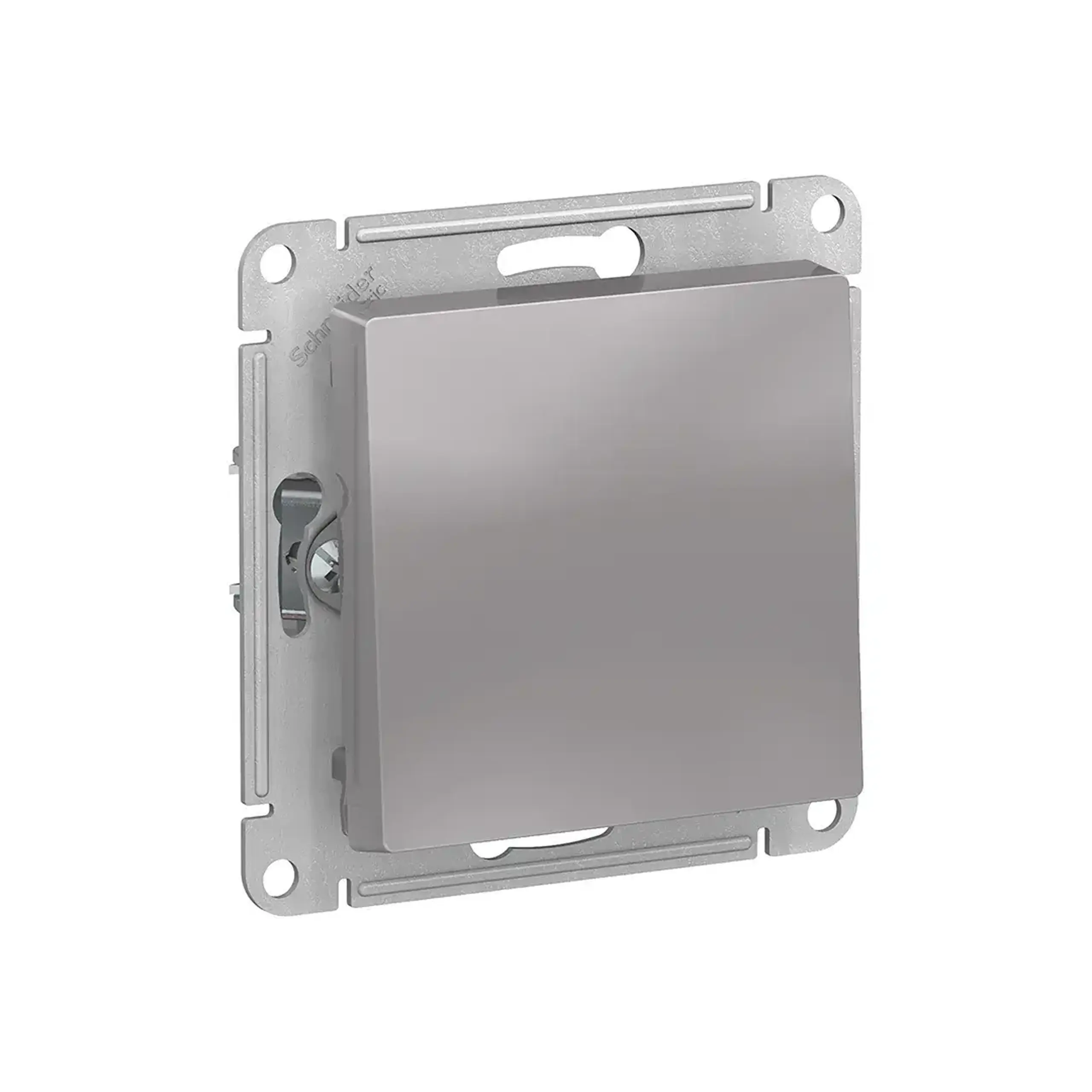 Întrerupător unitar atlas Design 10 A 250 V aluminiu Schneider-Electric
