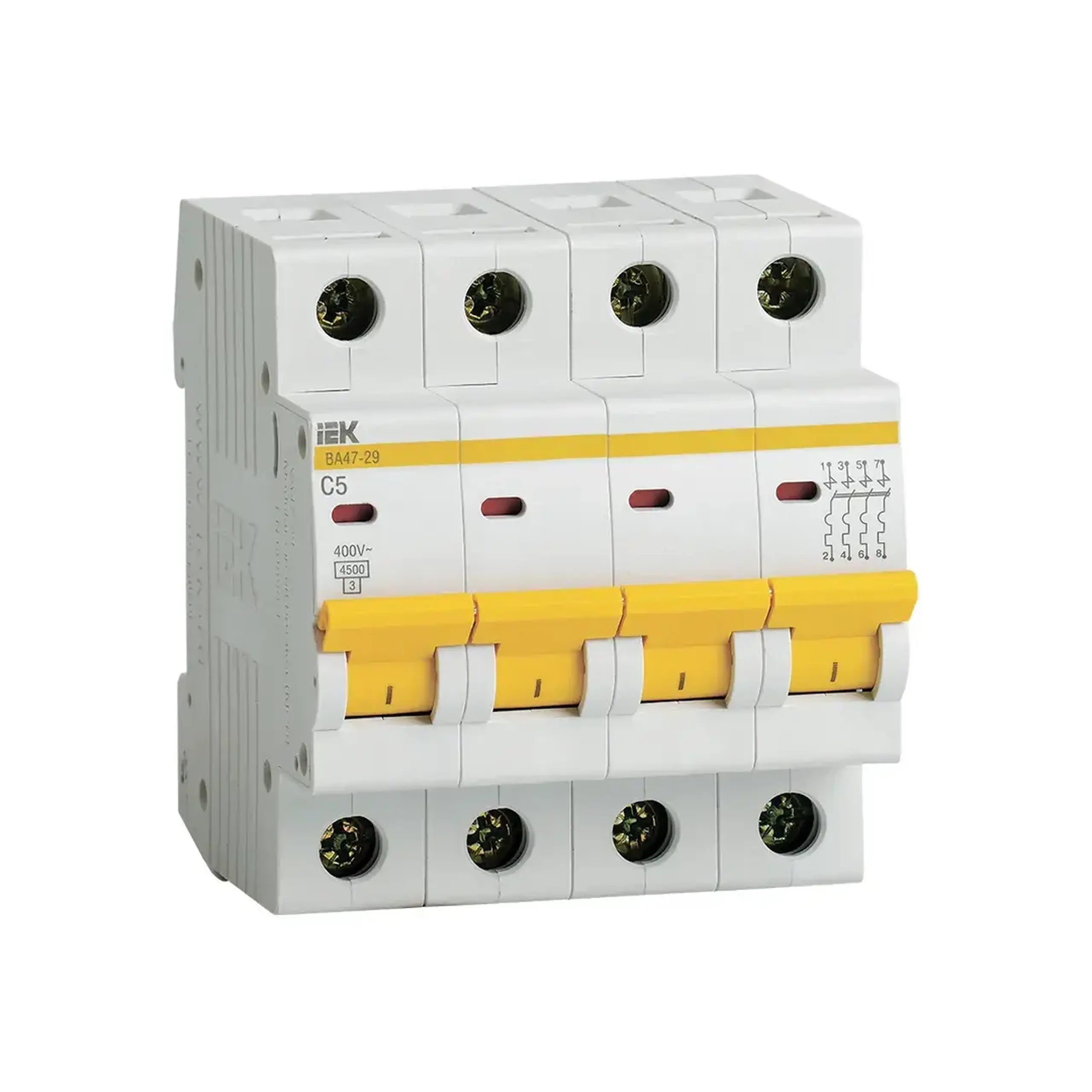 Întreruptor automat IEK VA47-29 3P 1 A 400 V C - 5 A (A) VA47-29