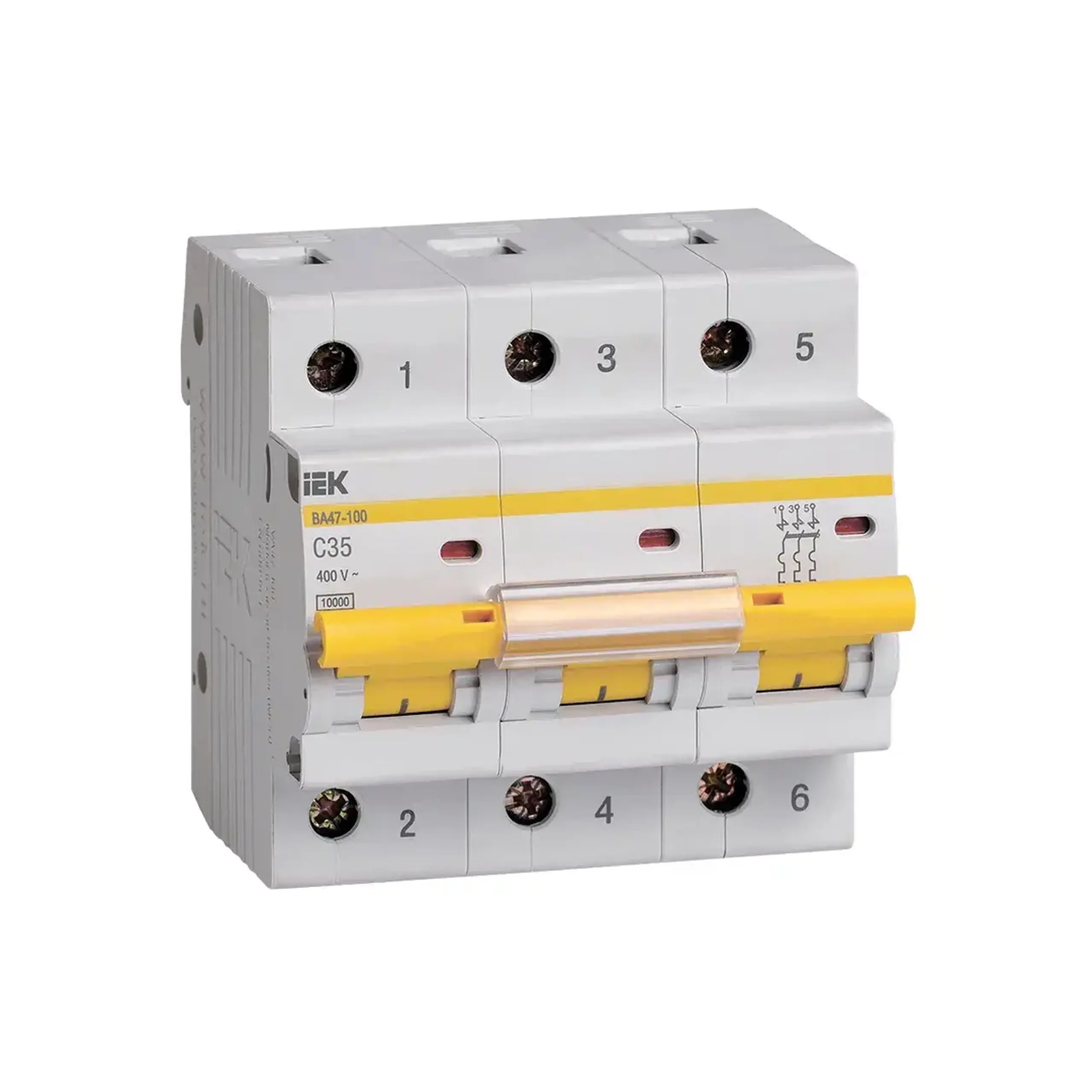 Întreruptor automat IEK VA47-29 3P 1 A 400 V C - 35 A (A) VA47-100