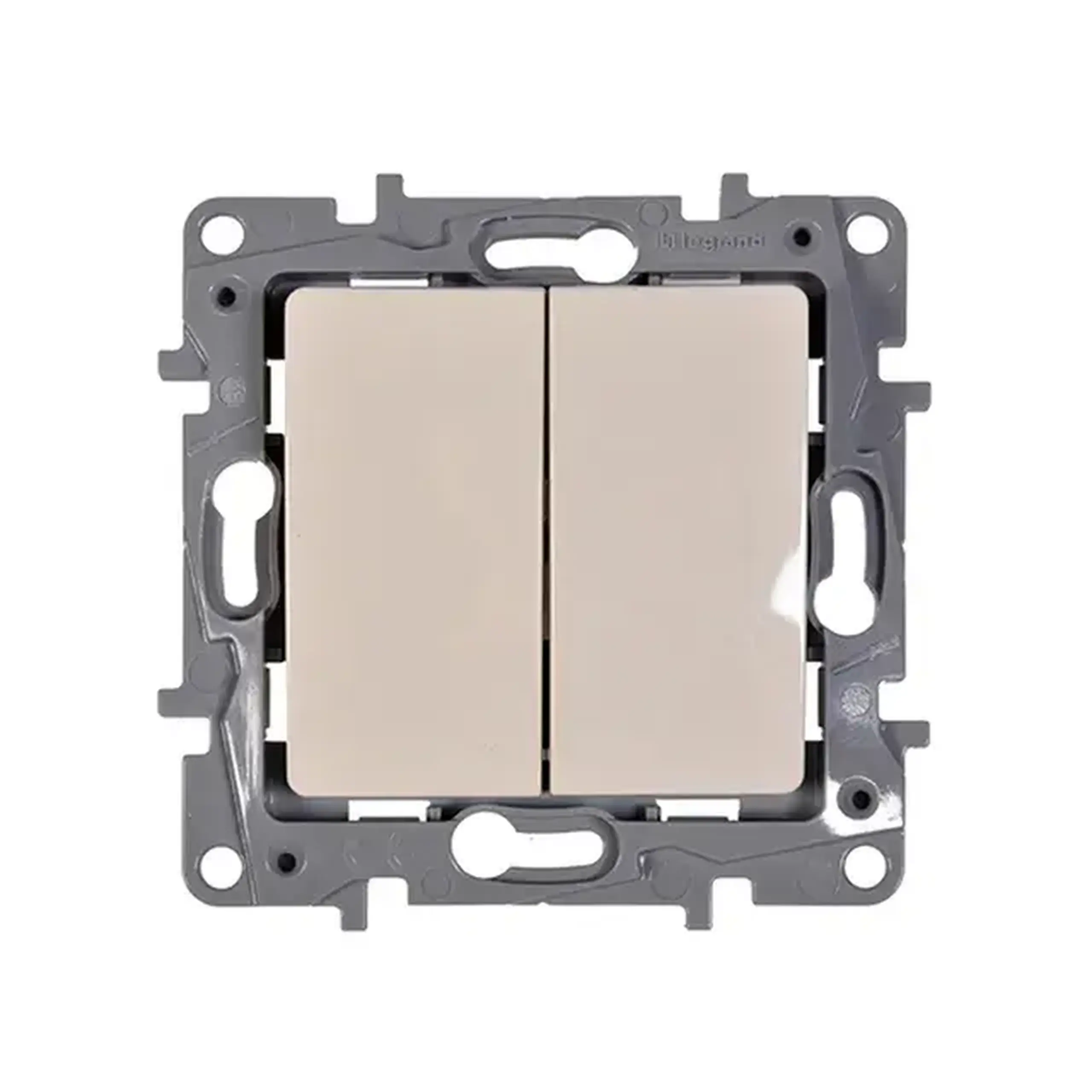 Întrerupător dublu NILOE 10 A 220 - 240 V bej LEGRAND