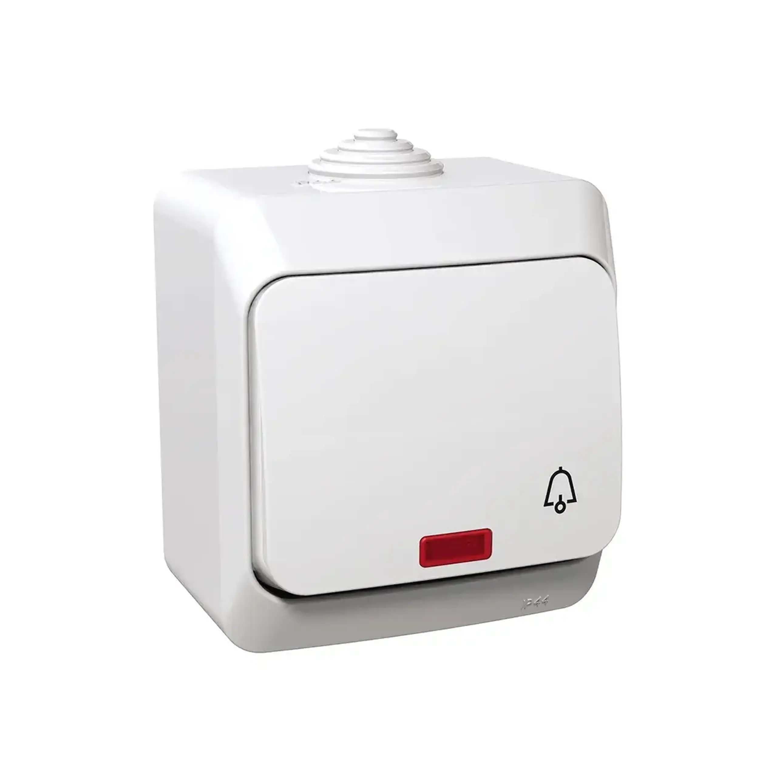 Întrerupător cu revenire și indicator luminos 000515 cedar Plus 16 A 250 V alb Schneider-Electric