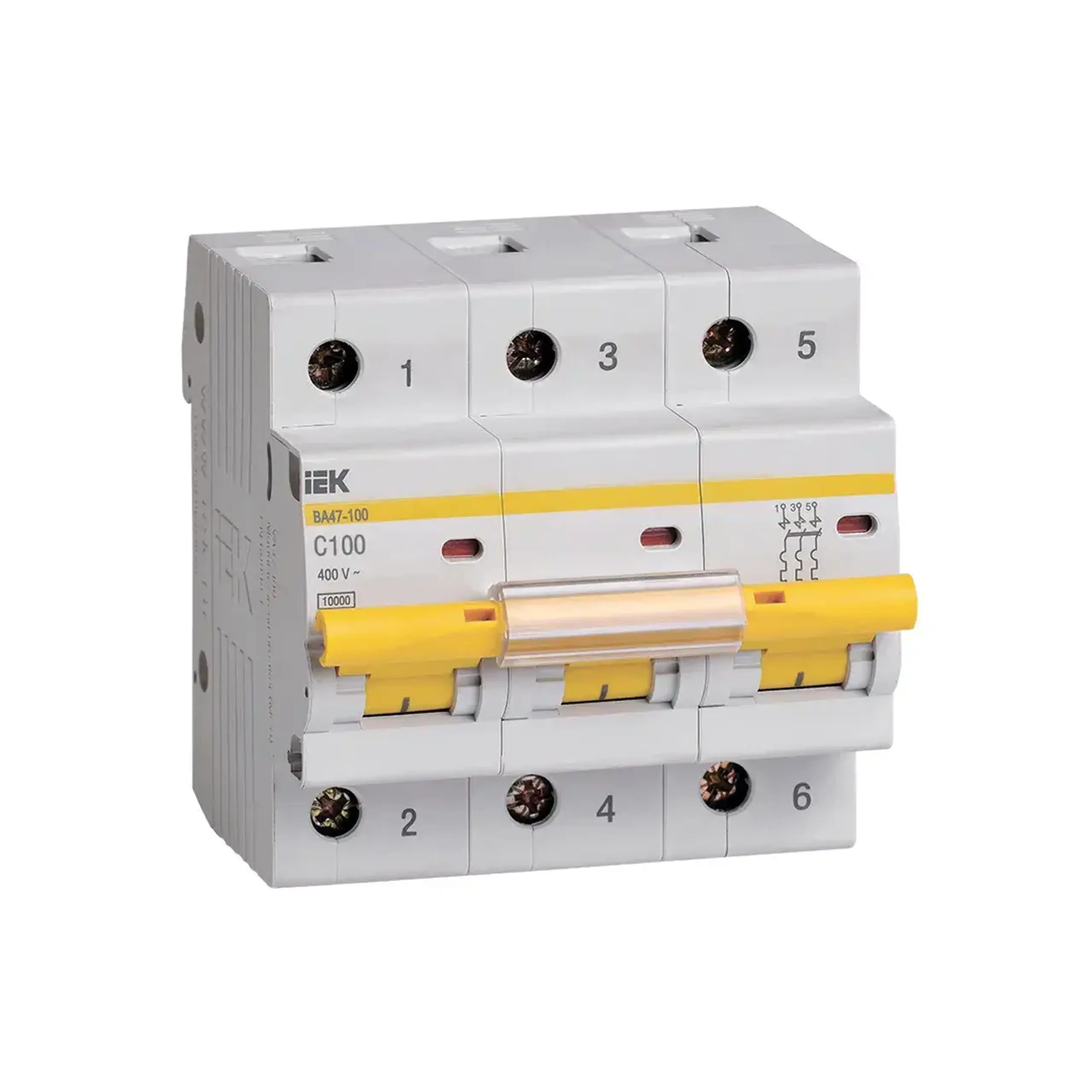 Întreruptor automat IEK VA47-29 3P 1 A 400 V C - 100 A (A) VA47-100