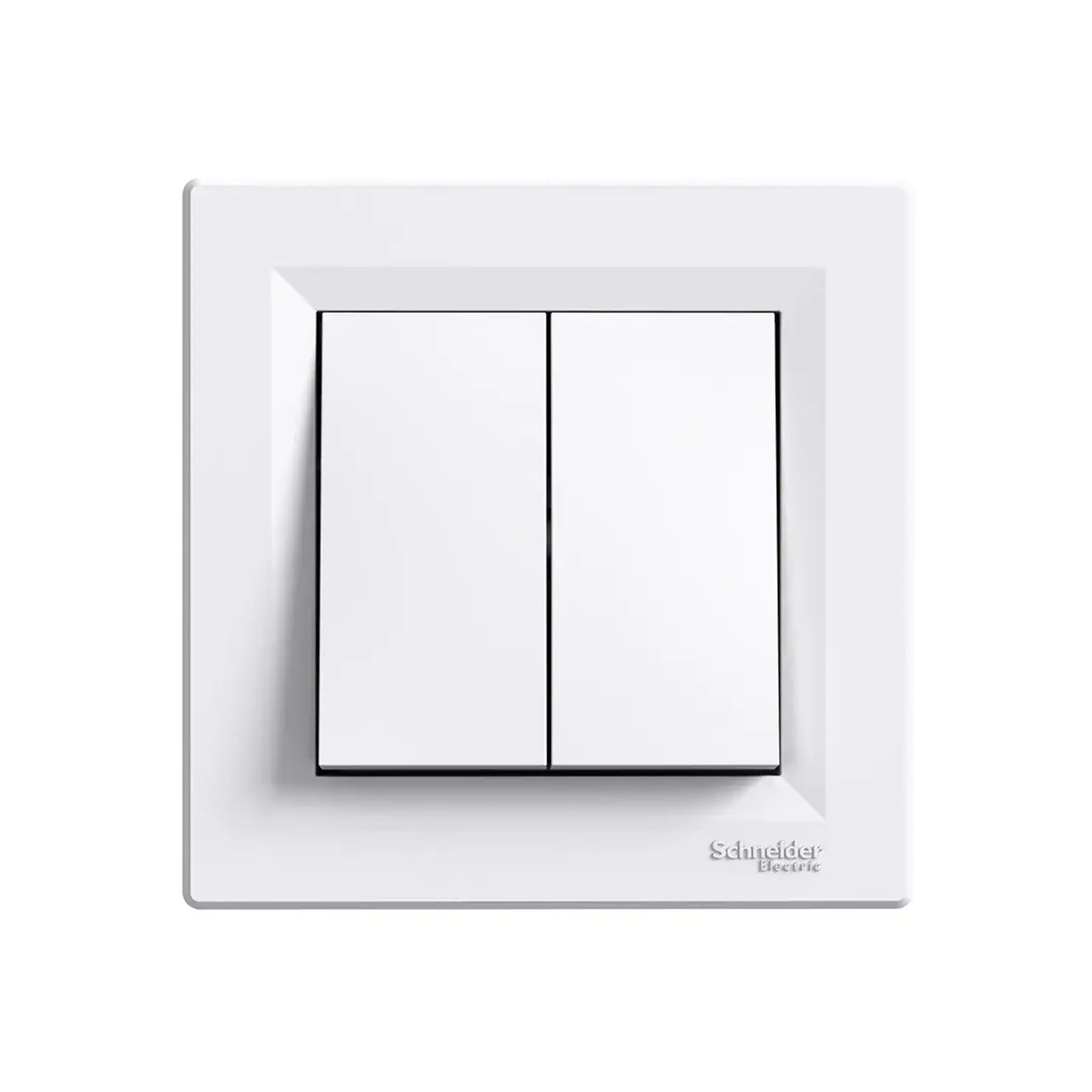 Întrerupător dublu cu revenire ASFORA 10 A 250 V alb Schneider-Electric