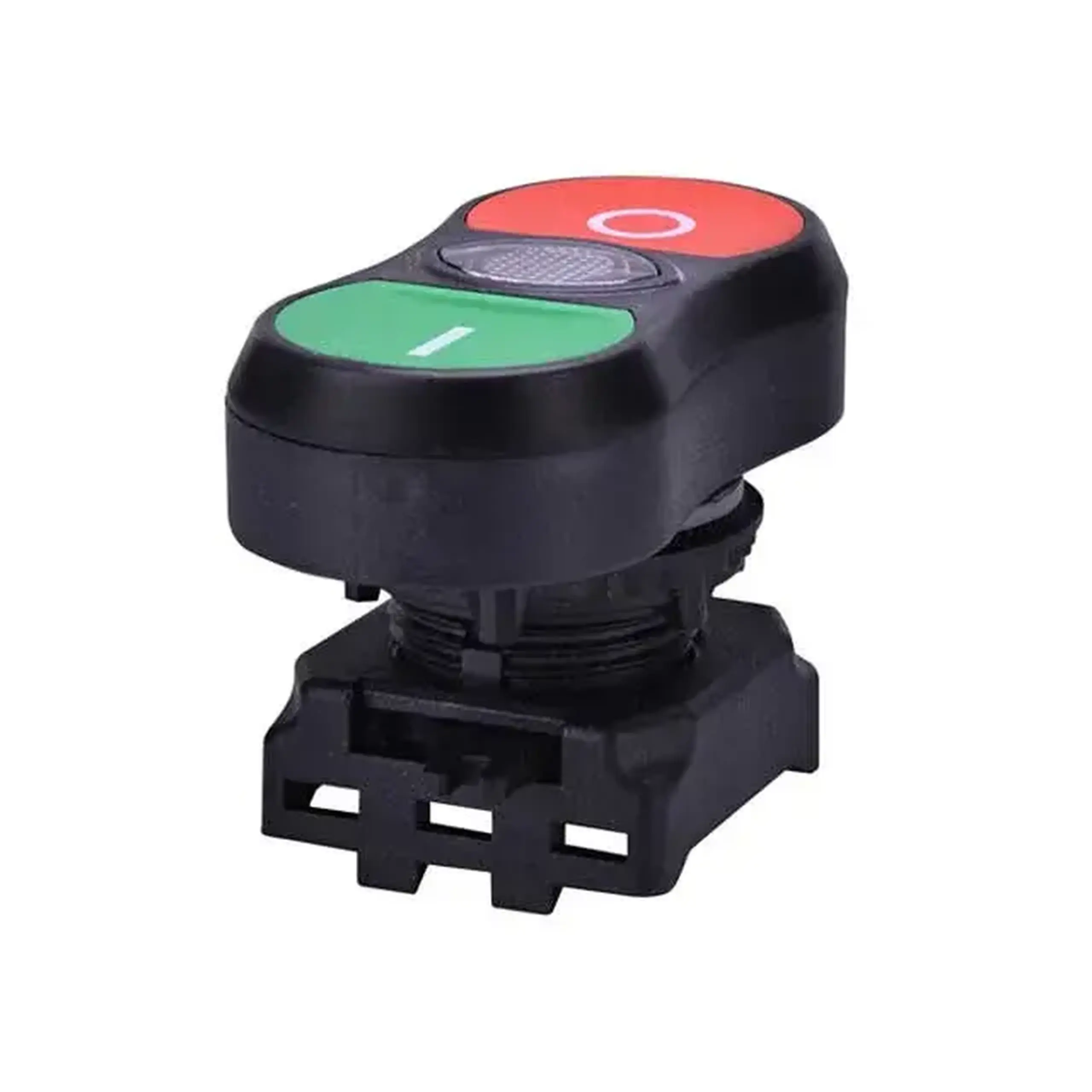 Buton întrerupător cu iluminare IEK EGTI-S 2P roșu/Verde
