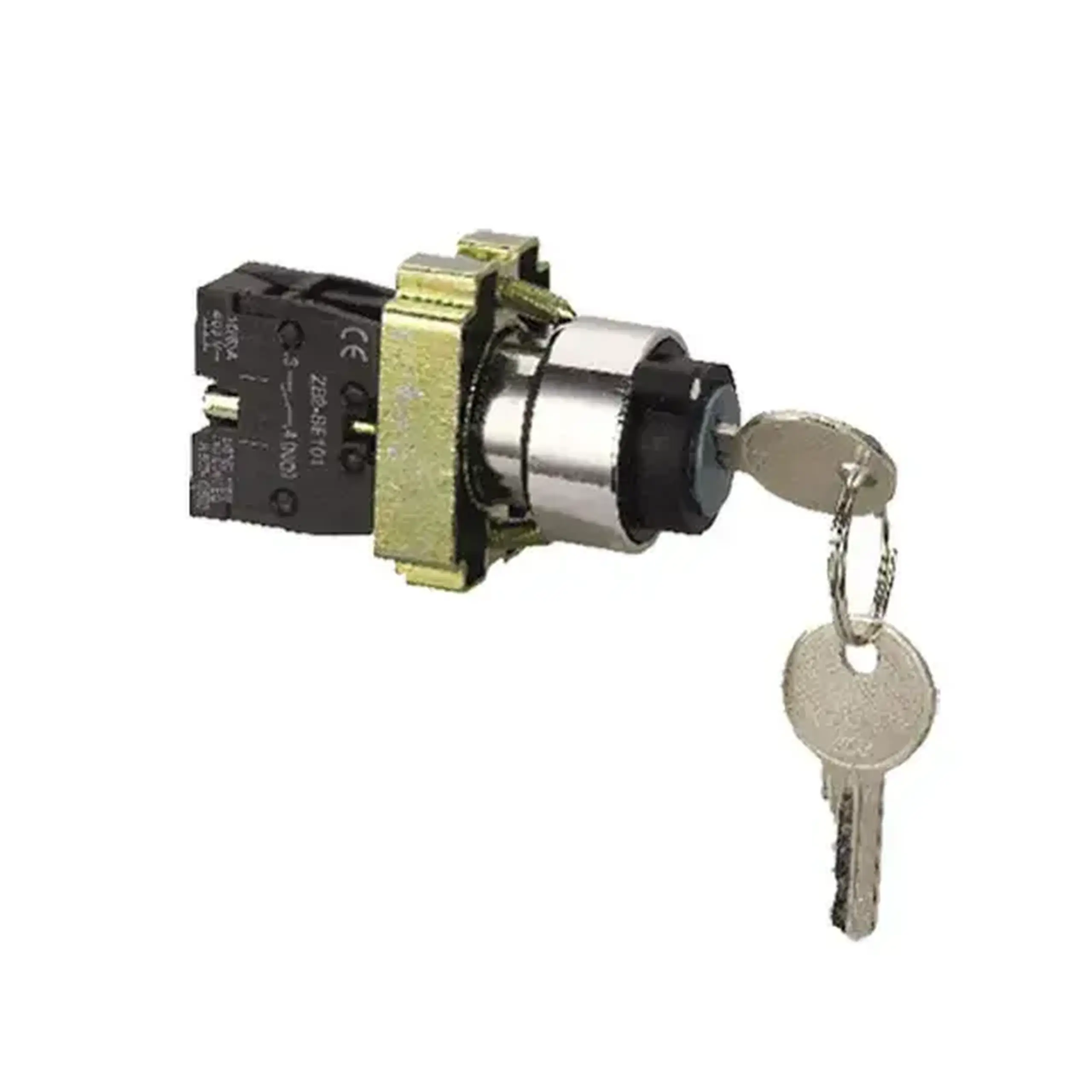 Întrerupător cu cheie KASAN XB2BG25 2P 400 V 10 A IP66 aluminiu