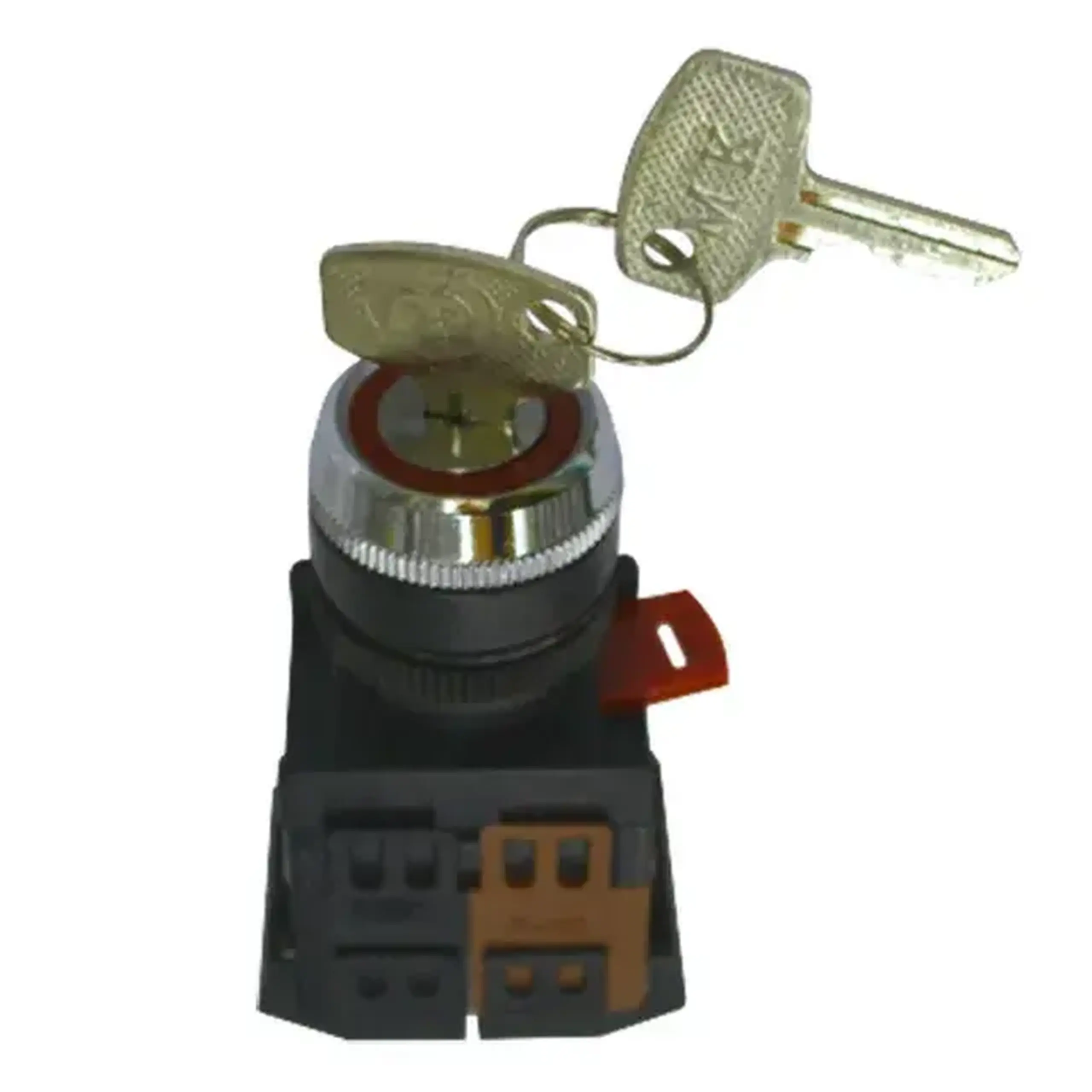 Întrerupător cu cheie KASAN AKS-22 1P 600 V 10 A IP40 crom