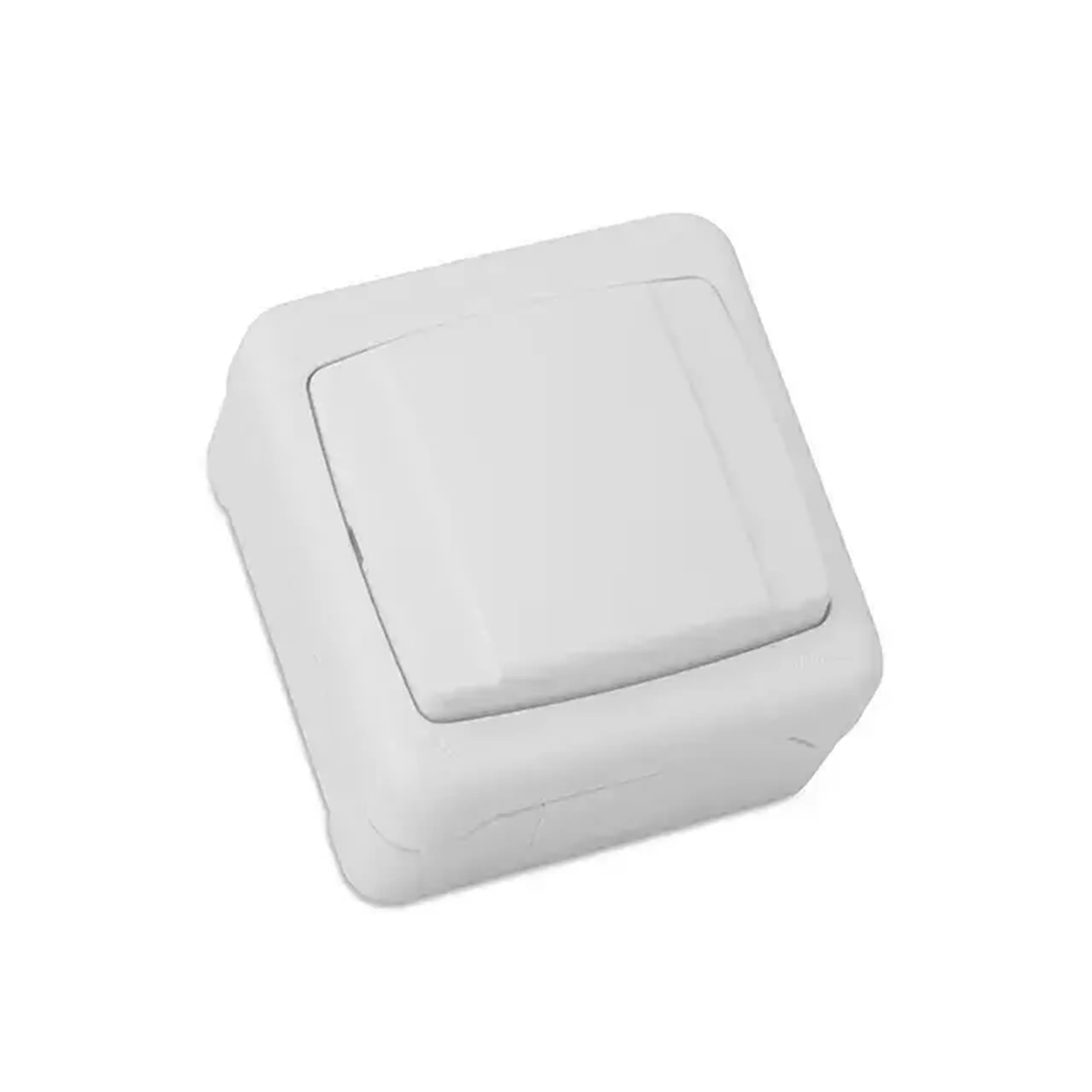 Întrerupător cap-scară 36001105 10 A 250 V alb Makel