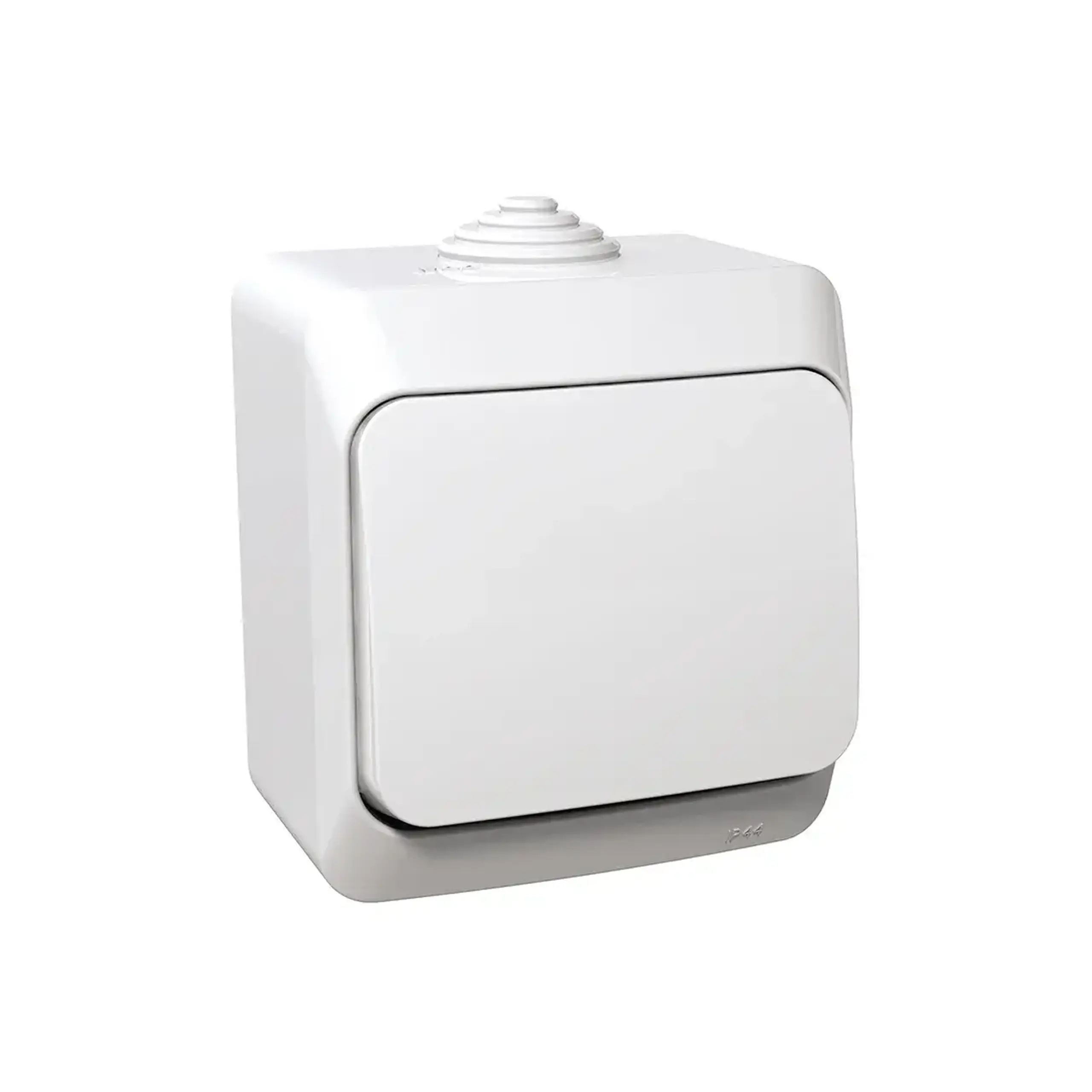 Întrerupător unitar exterior cedar Plus 16 A 250 V alb Schneider-Electric - Tip Cruce