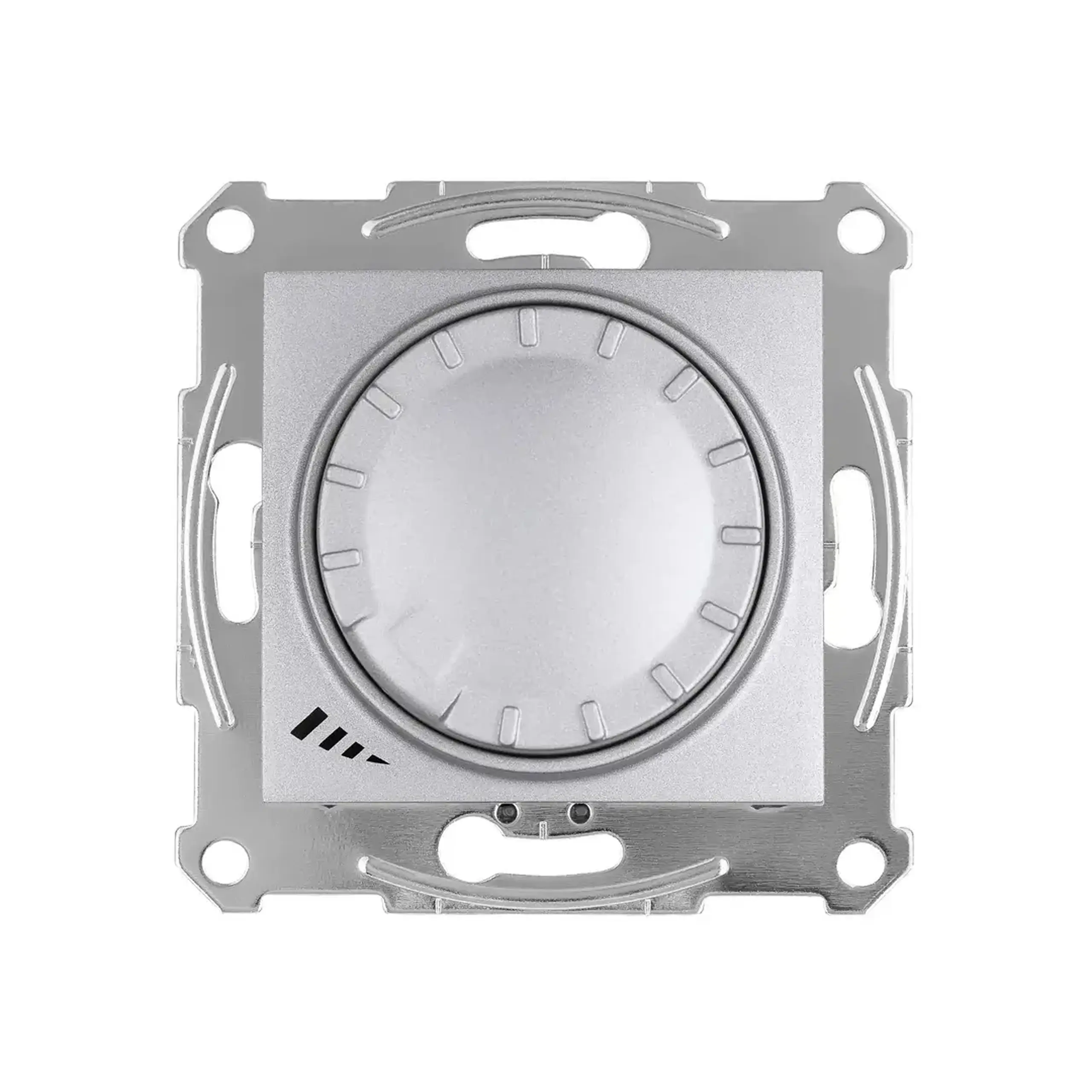 Întrerupător variator de tensiune SEDNA 10 A 230 V aluminiu Schneider-Electric - Dimensiuni (L x W x H x Ø) 29 x 71 x 71 mm