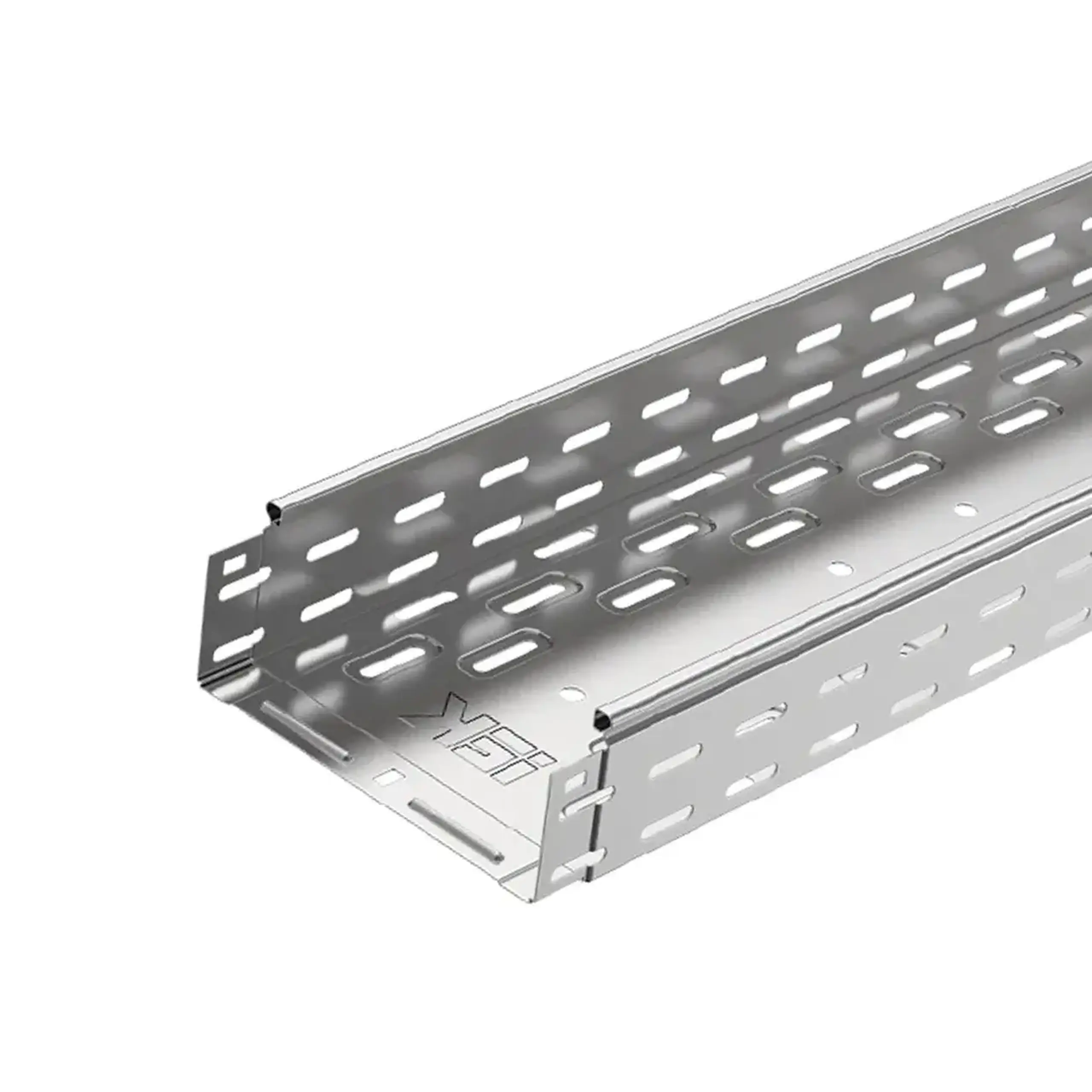 Jgheab perforat 150 x 80 x 3000 mm Oțel zincat IEK - Dimensiuni (L x W x H x Ø) 150 x 80 x 3000 mm