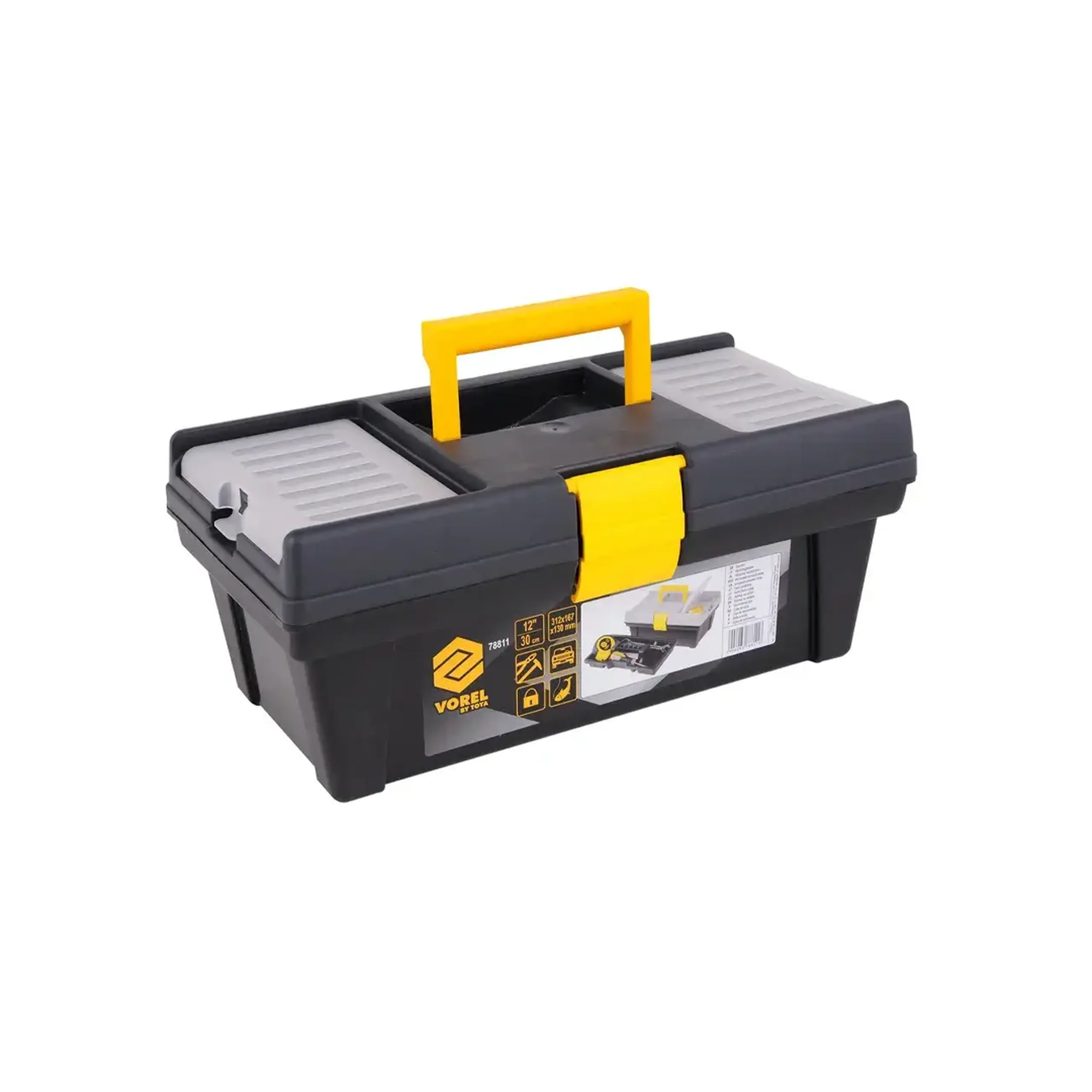 Ladă pentru instrumente 12" plastic Vorel