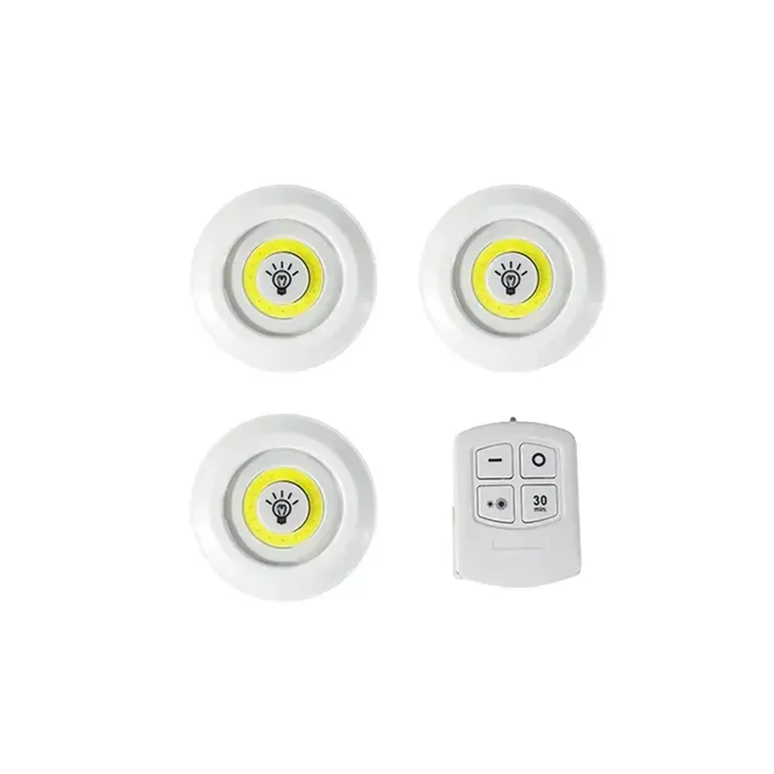 Set lampe Led COB 3 W 3 x AAA Elmos