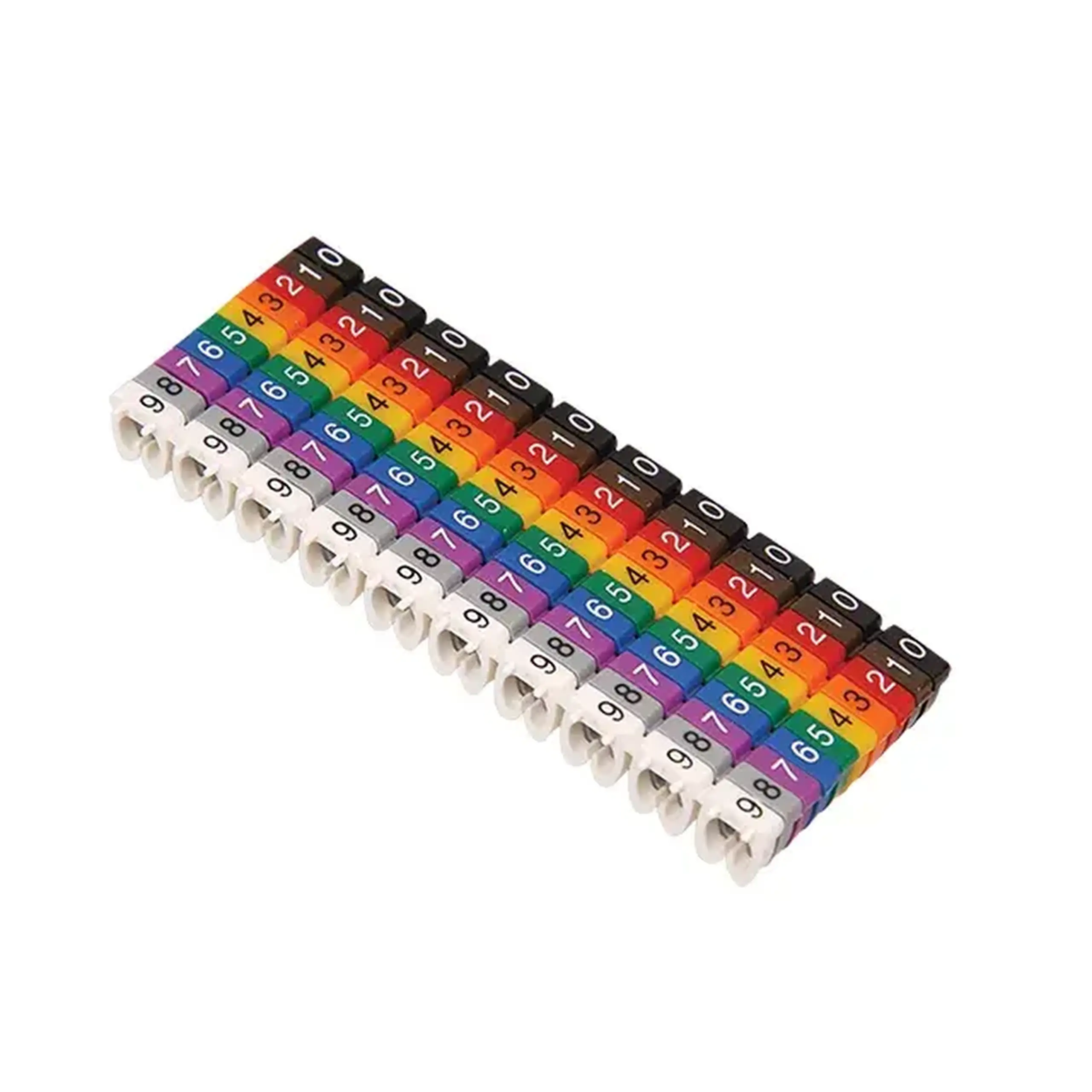 Marcator "0-9" IEK MKH 6 mm multicolor
