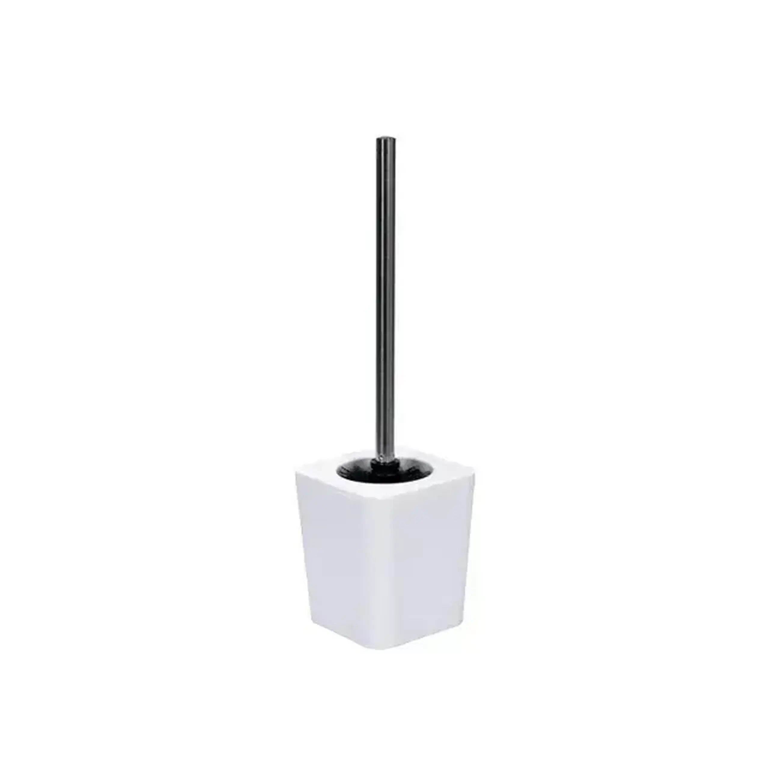 Perie WC CUBOID WHITE plastic Fala
