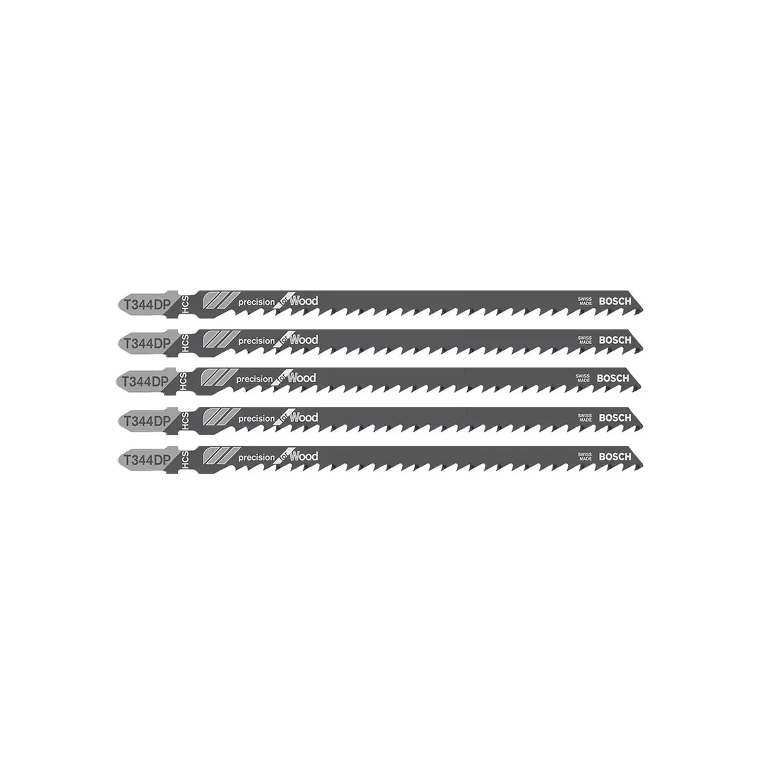 Set pânze pentru lemn pentru fierăstrau vertical (pendular) T144DP 100 mm 5 buc. Bosch - Model T344DP