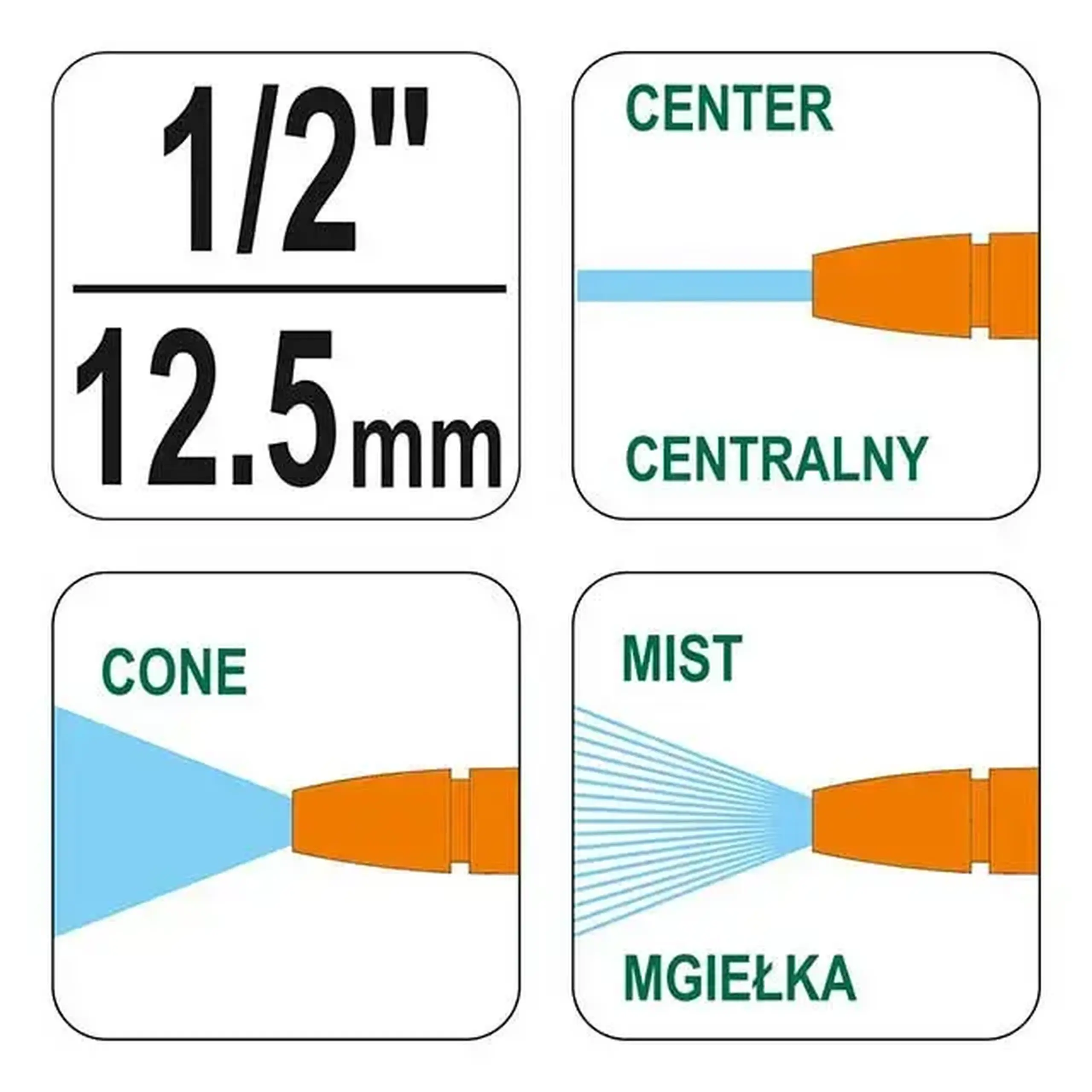 Pistol de irigare 89189 1/2'' Flo