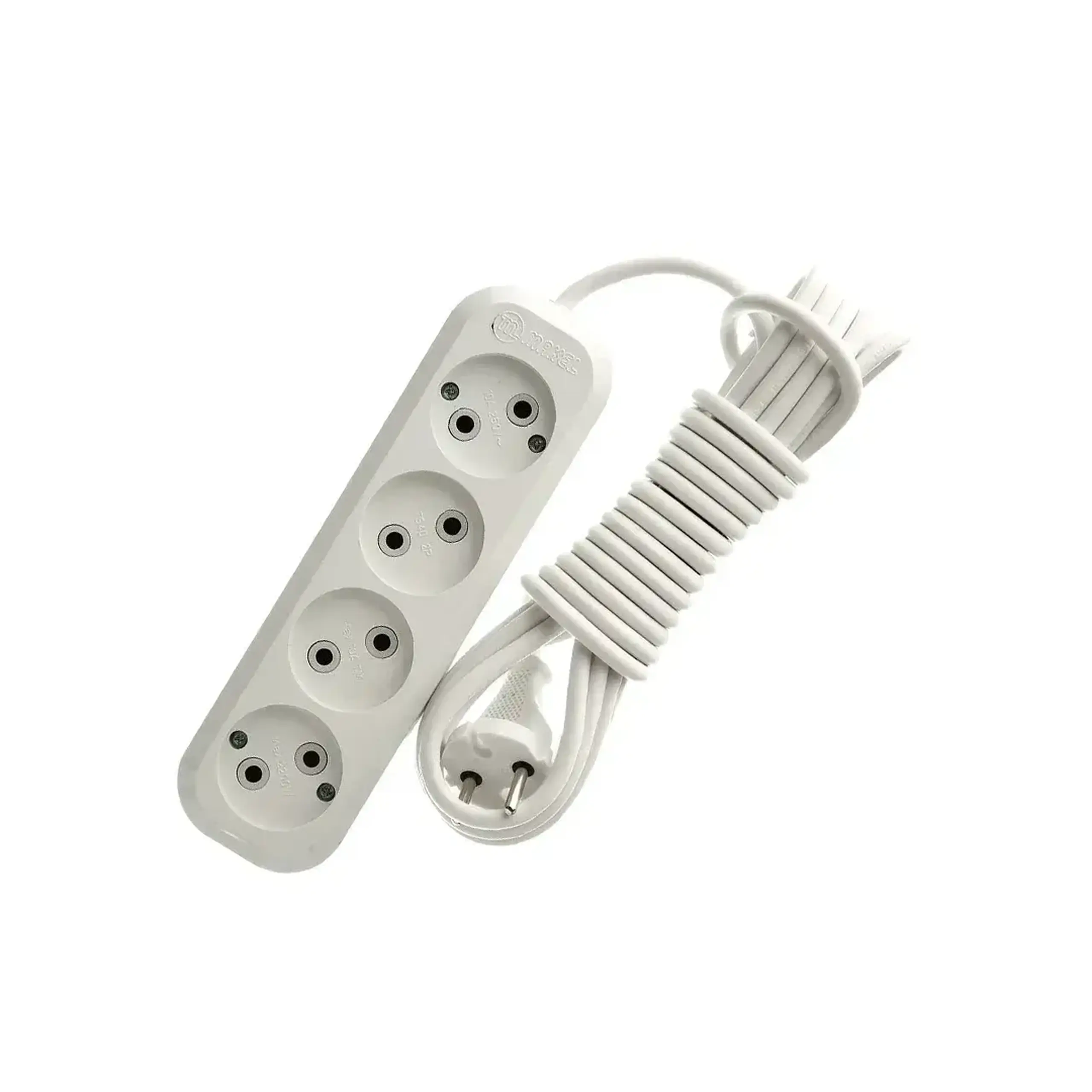 Prelungitor fără împământare 3 prize 3 m 10 A Makel - 3 m 4 prize