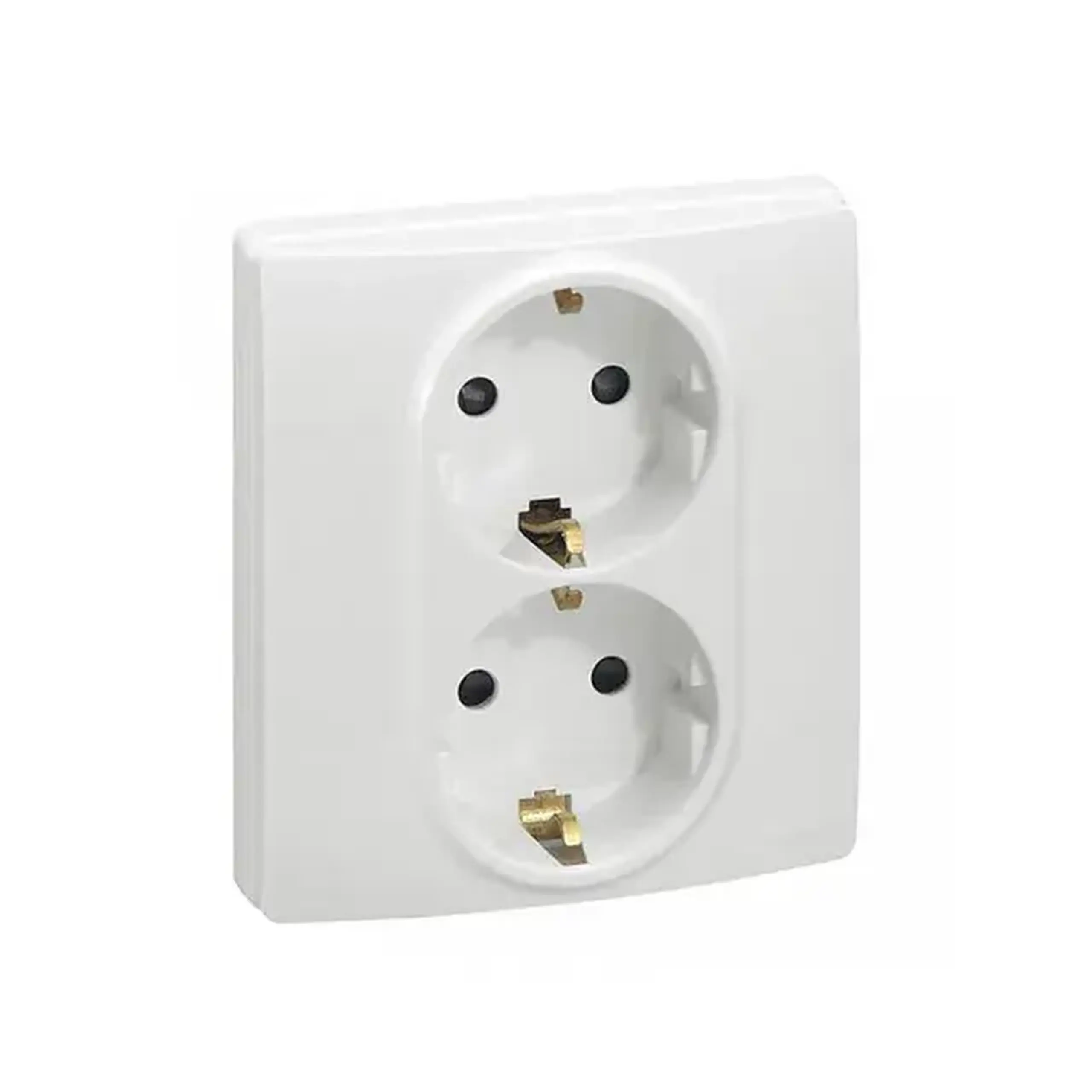 Priză dublă cu împământare NILOE 10 A 220 - 240 V alb LEGRAND