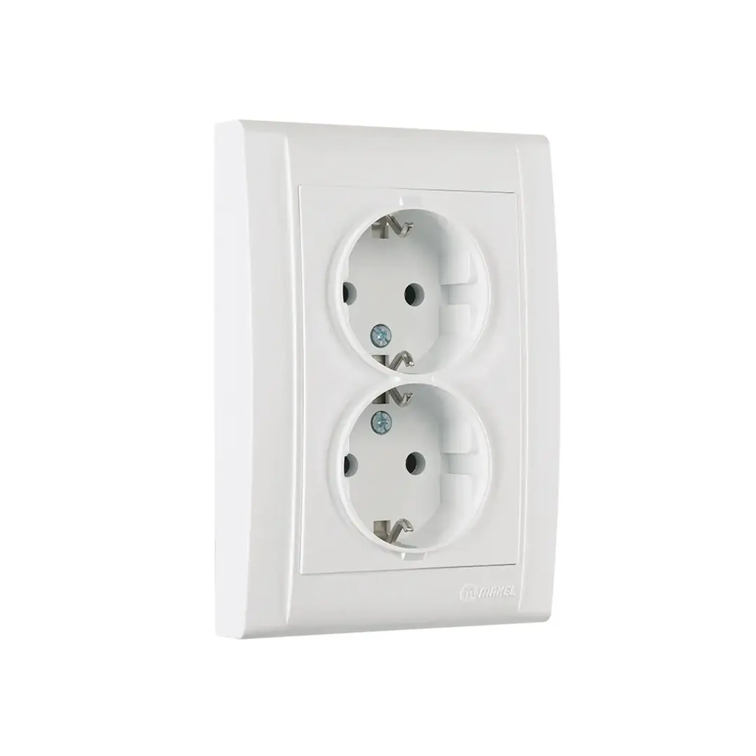 Priză dublă defne 16 A 250 V alb Makel