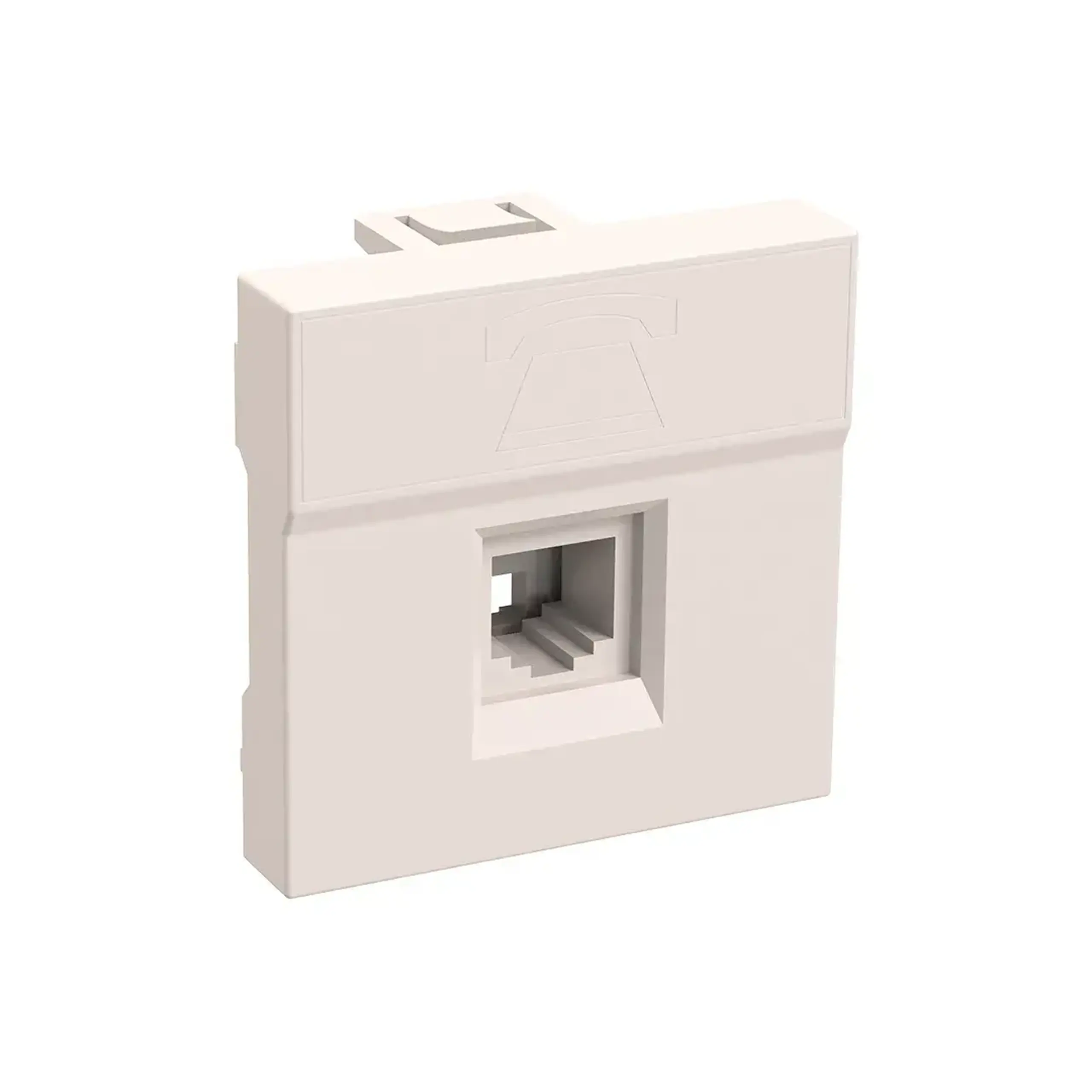 Priză modulară PKФ-20-00-П praimer 1.5 A alb IEK