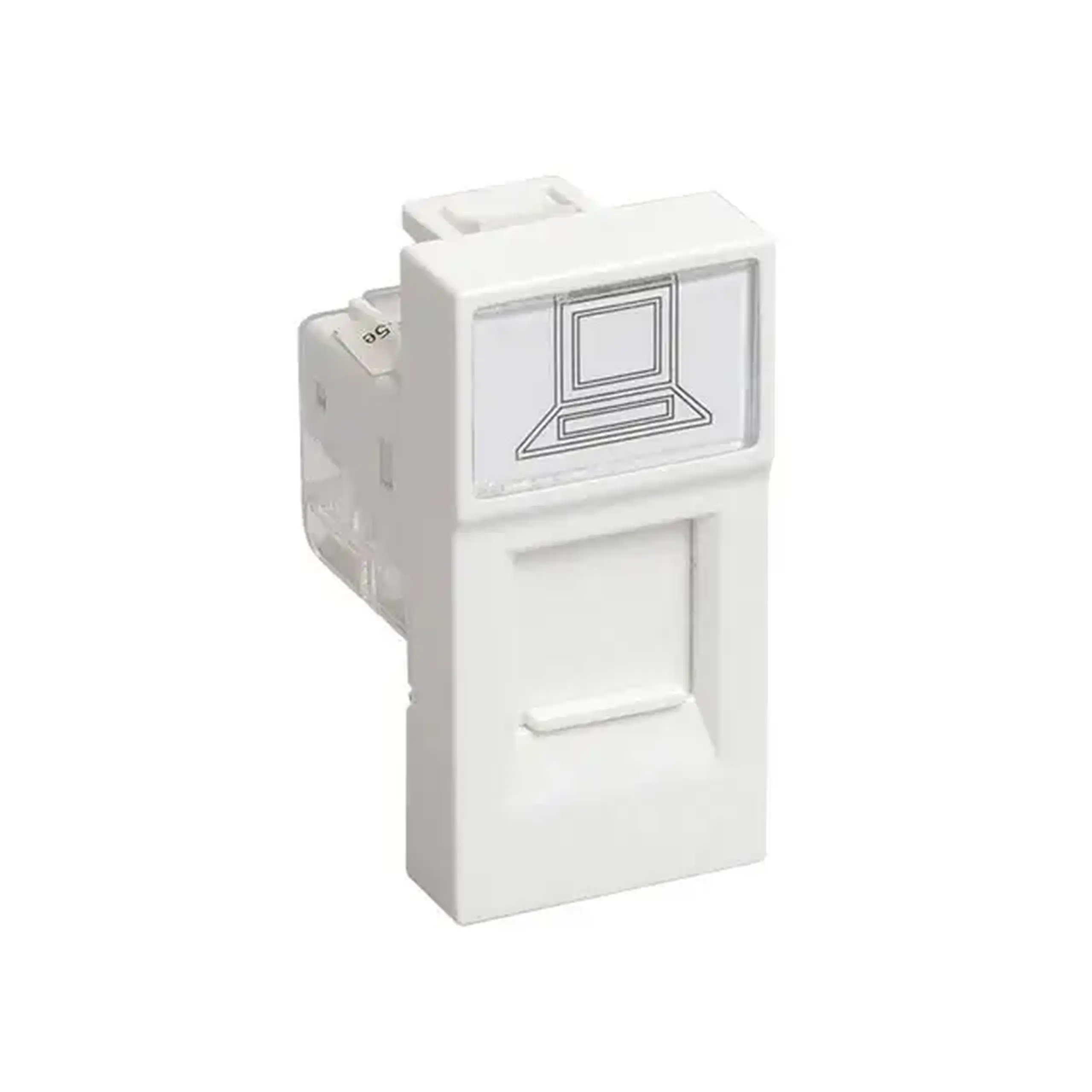 Priză modulară RJ-45 1.5 A 150 V alb IEK