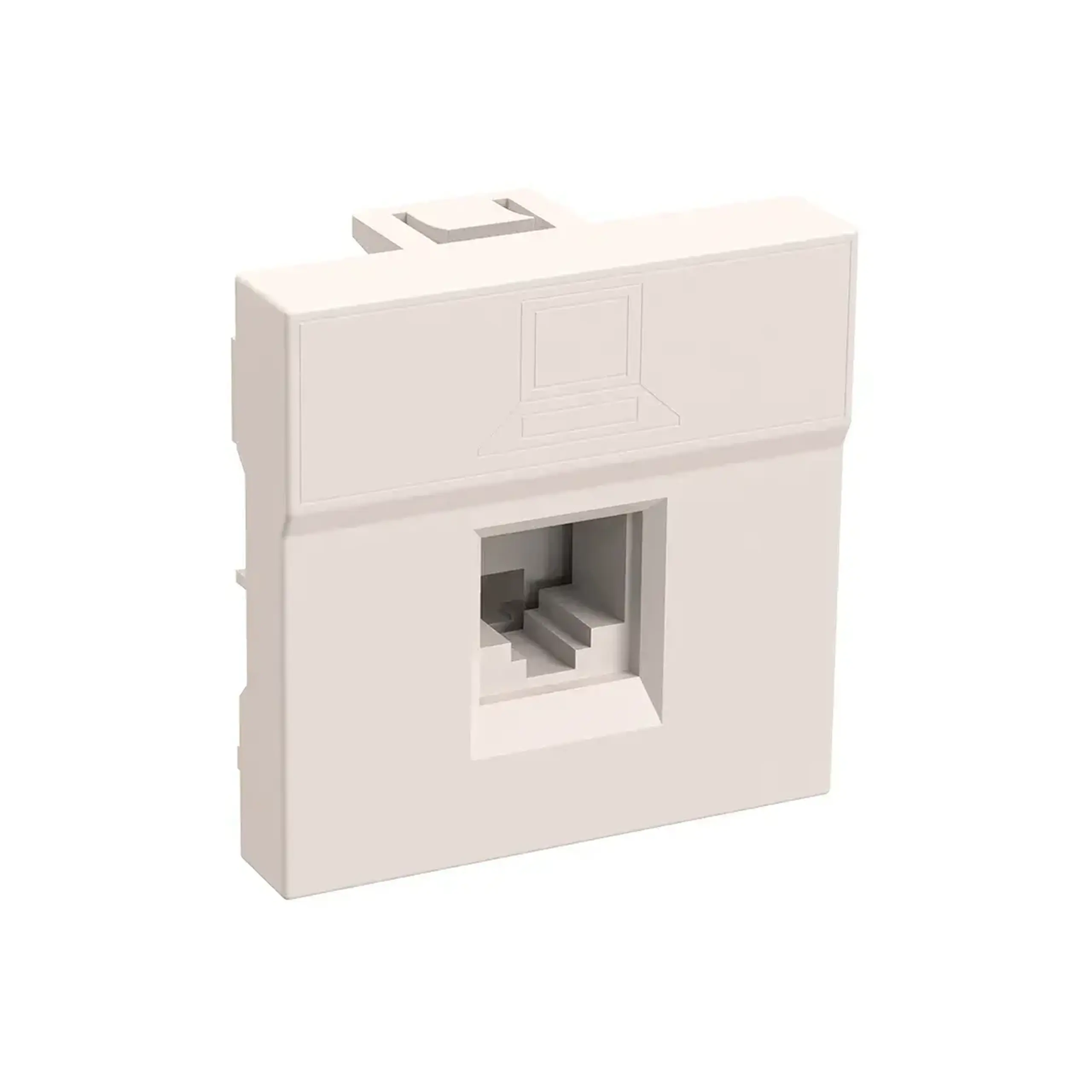 Priză modulară RJ-45 alb IEK