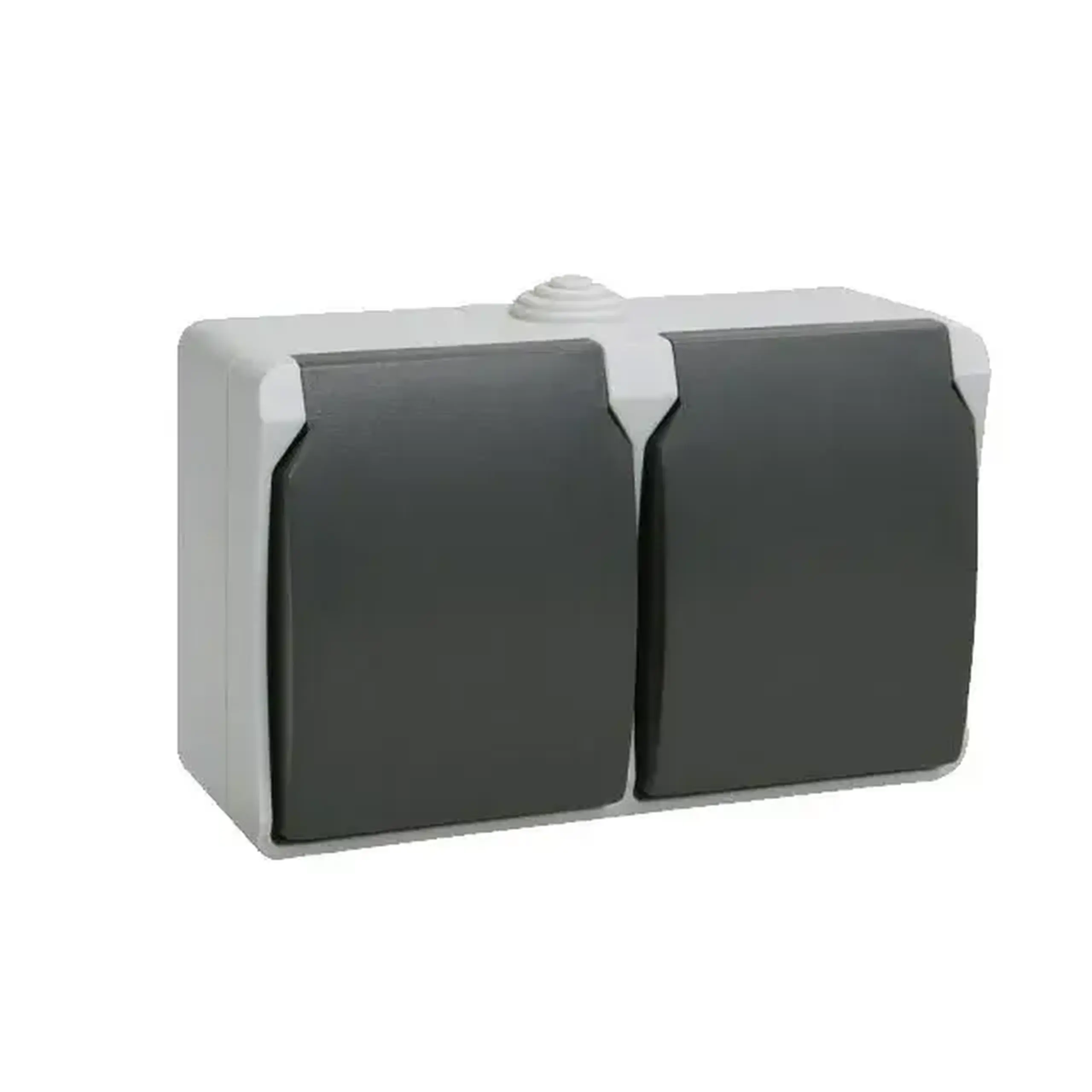 Priză cu capac PCБ22-3 160 A 250 V Gri deschis IEK