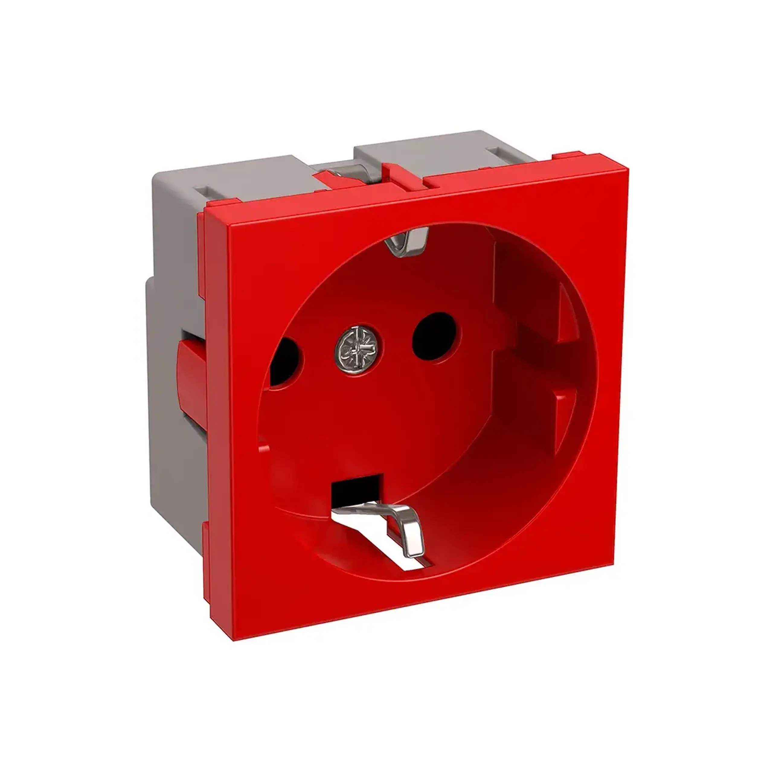 Priză unitară ultra 16 A 250 V roșu Schneider-Electric