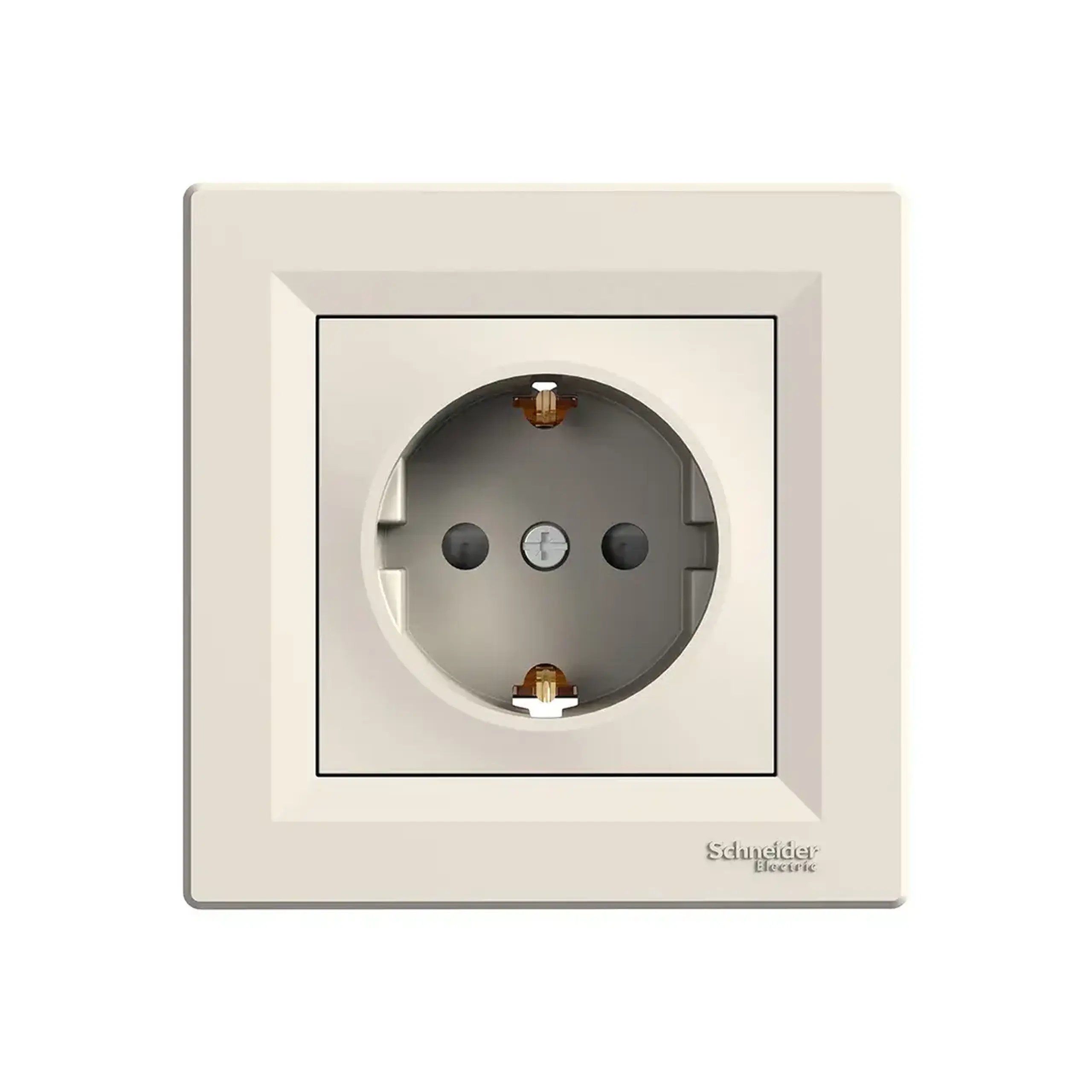 Priză unitară cu obturator ASFORA 16 A 250 V crem Schneider-Electric