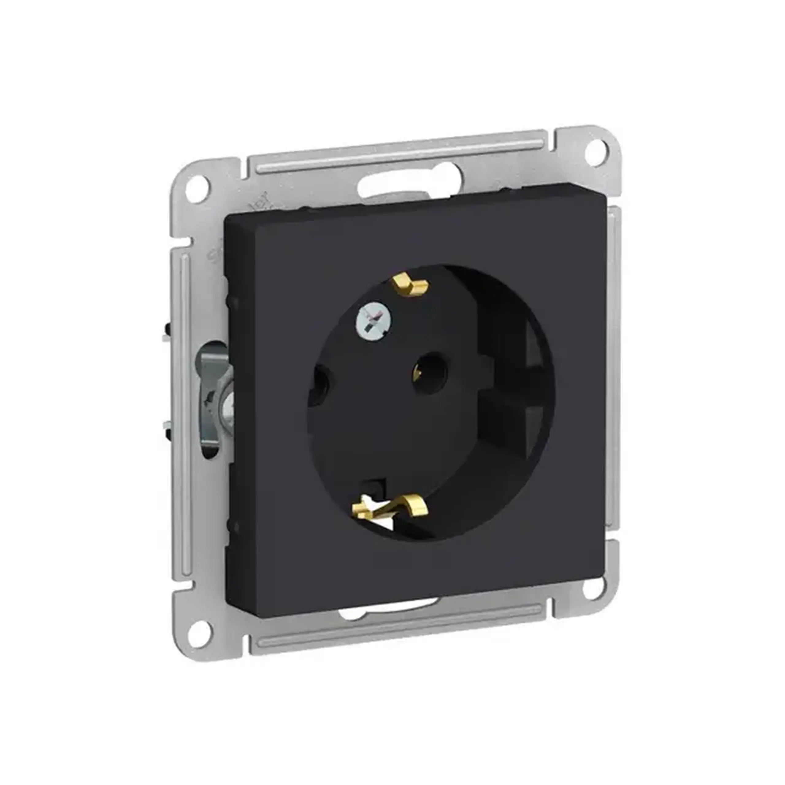 Priză cu împământare atlas Design 16 A 220 - 240 V carbon Schneider-Electric