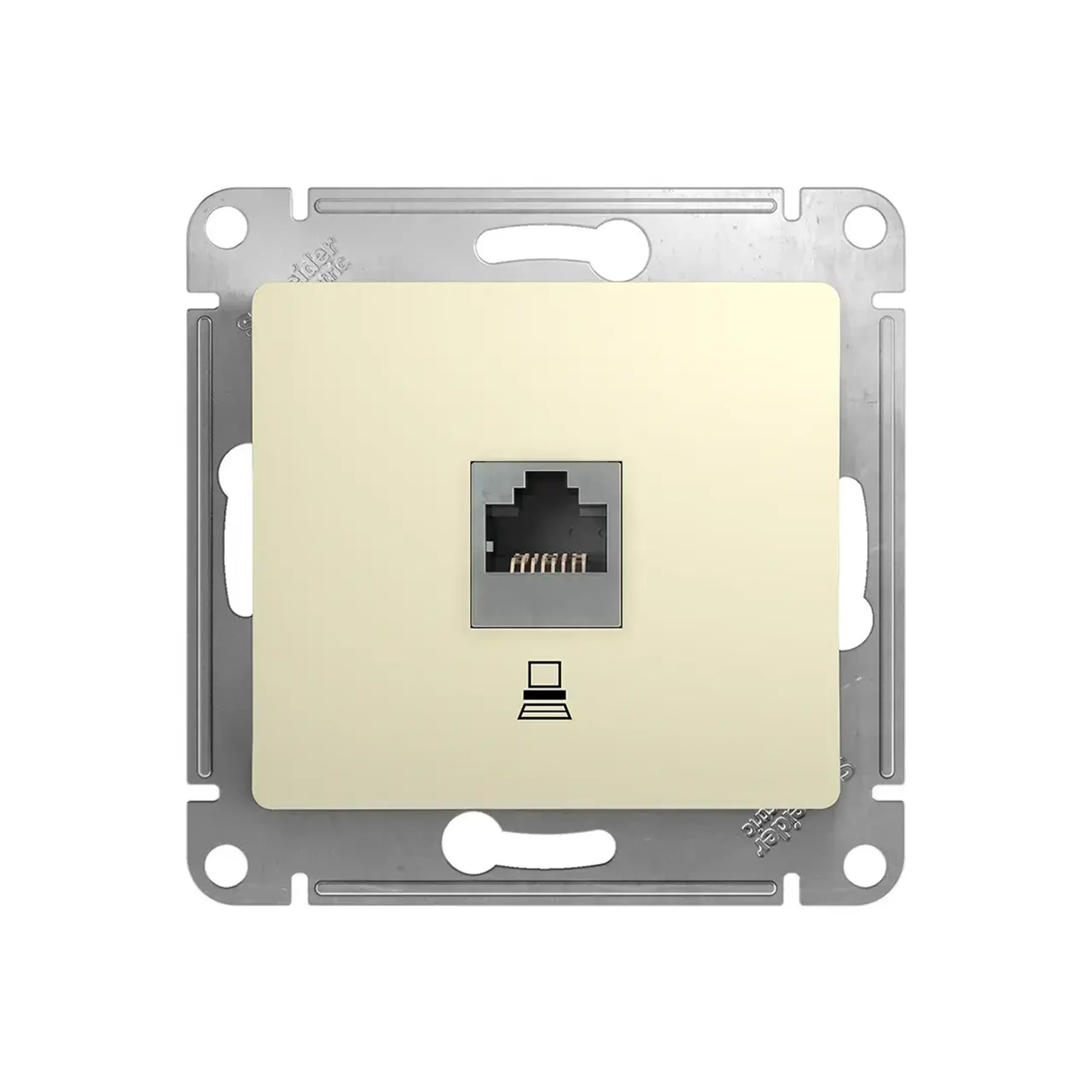 Priză de date glossa bej Schneider-Electric