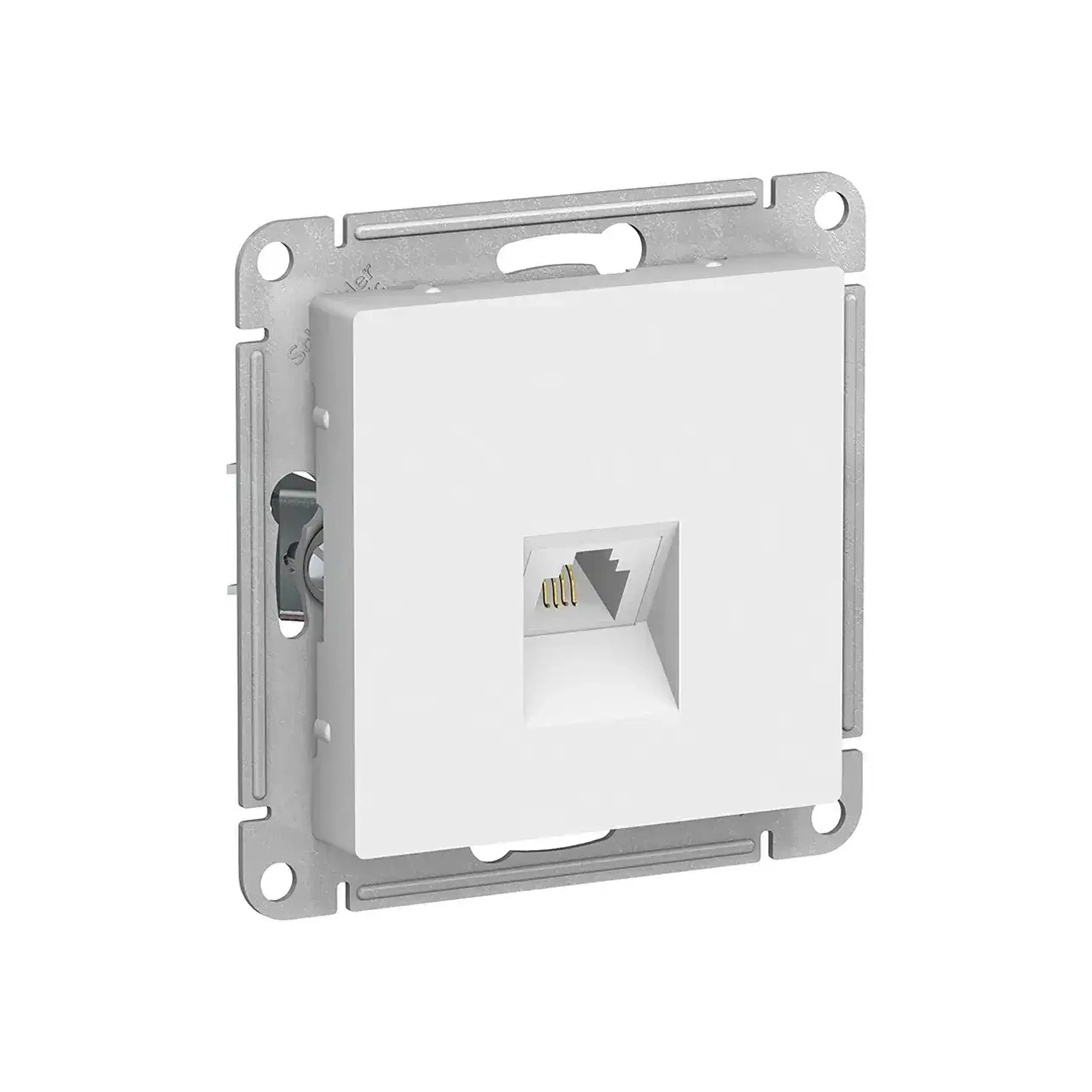 Priză de telefon atlas Design alb Schneider-Electric