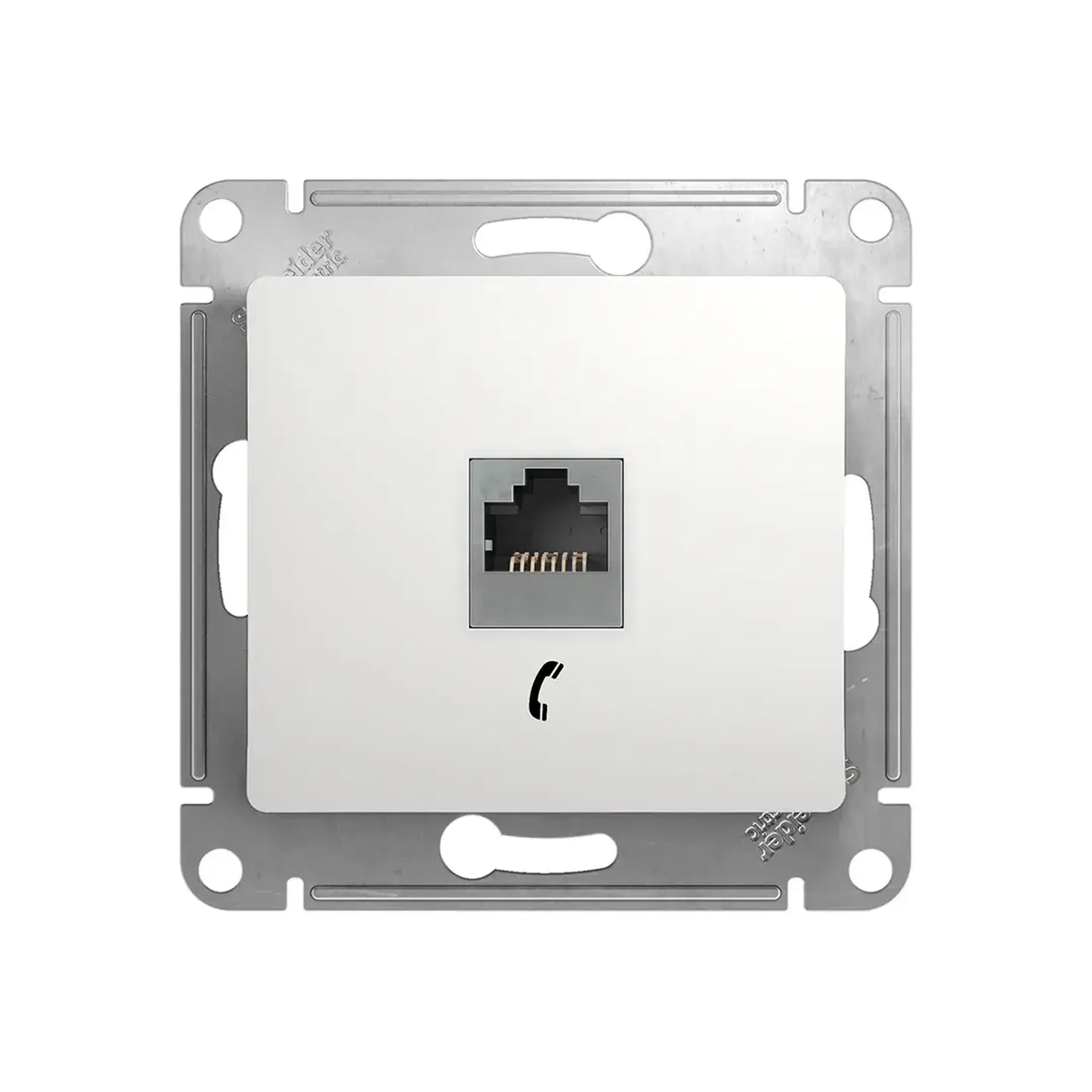 Priză de telefon glossa alb Schneider-Electric