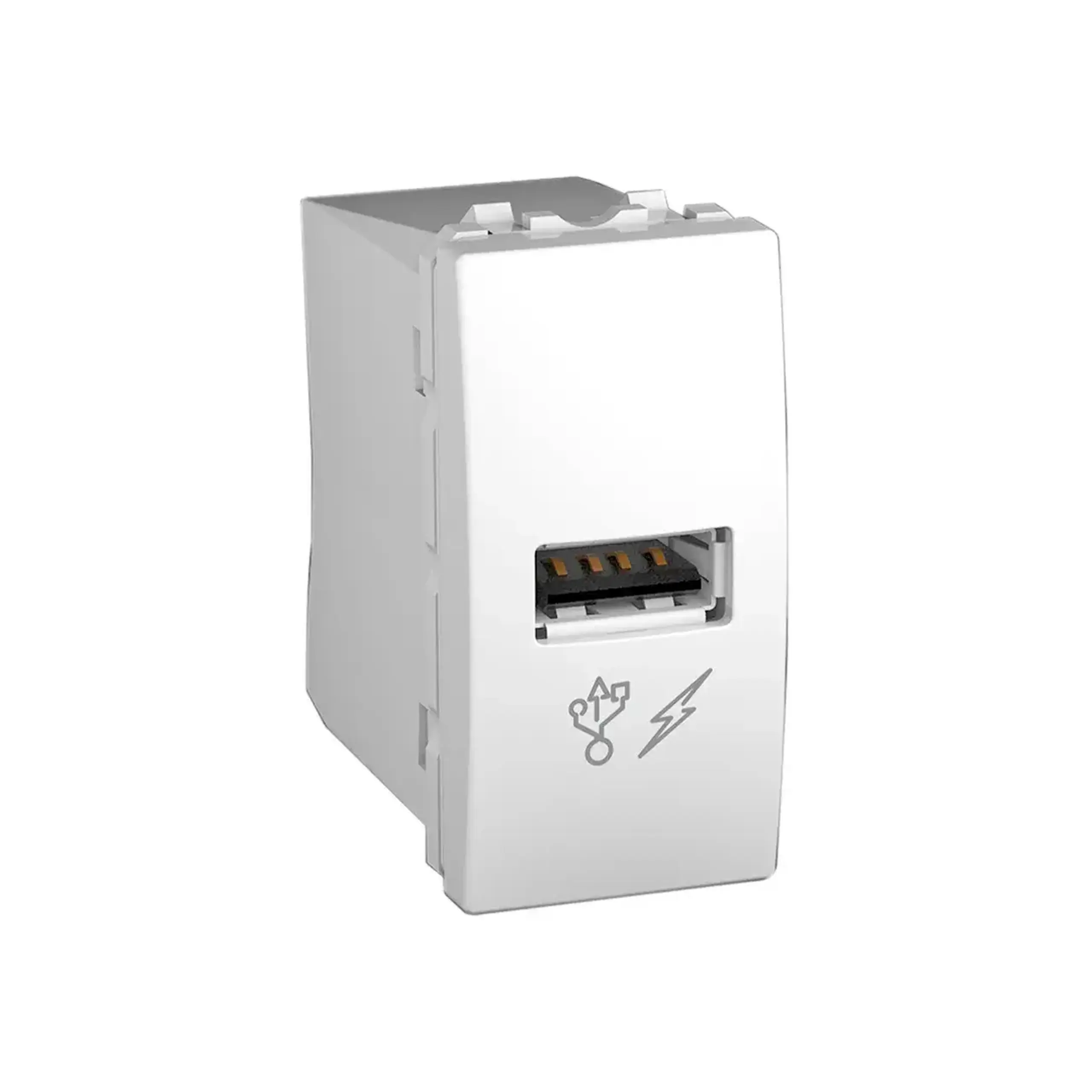 Încărcător UNICA 1 A 100 - 240 V alb Schneider-Electric
