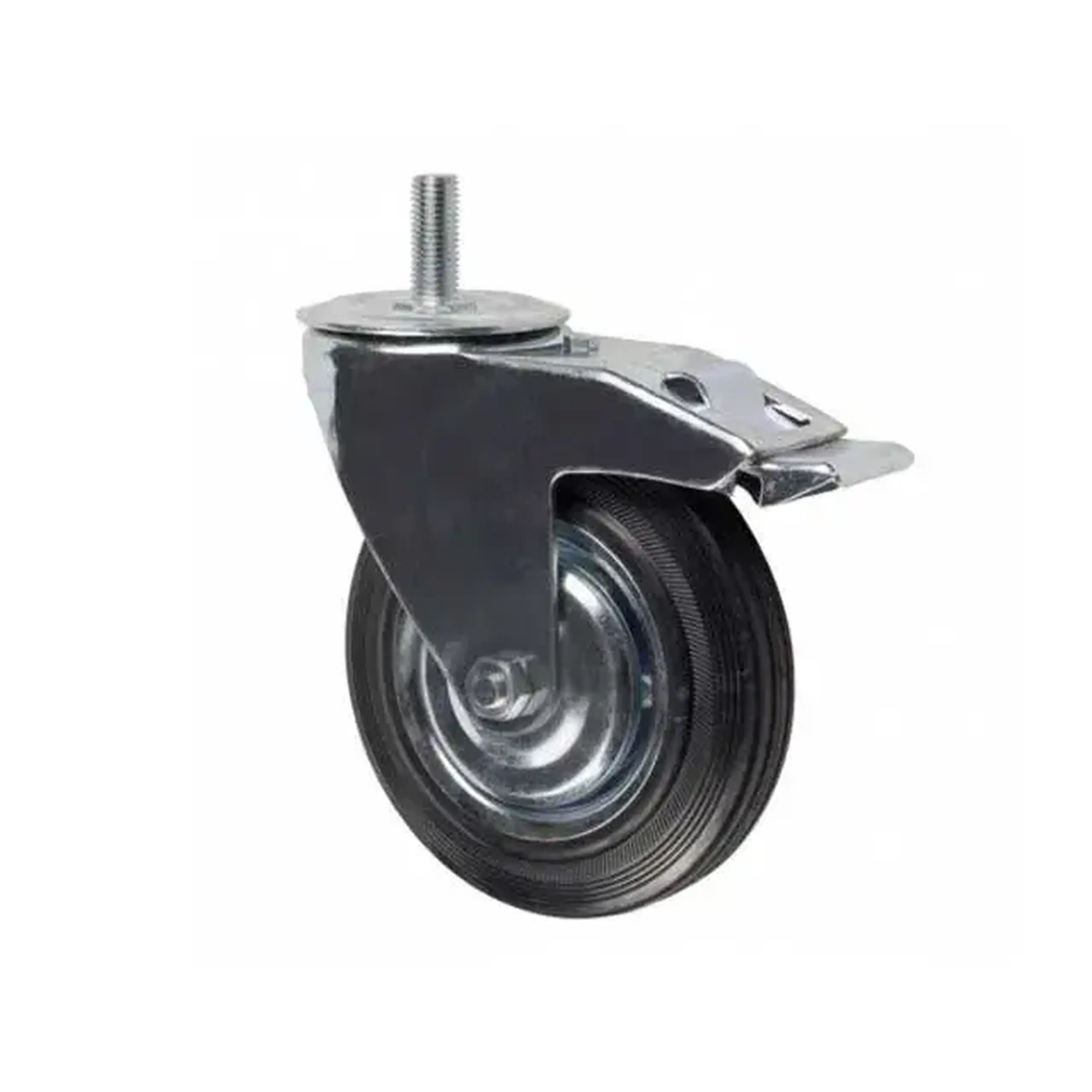 Roată mobilă cu frână, pentru cărucior 125 mm Vorel