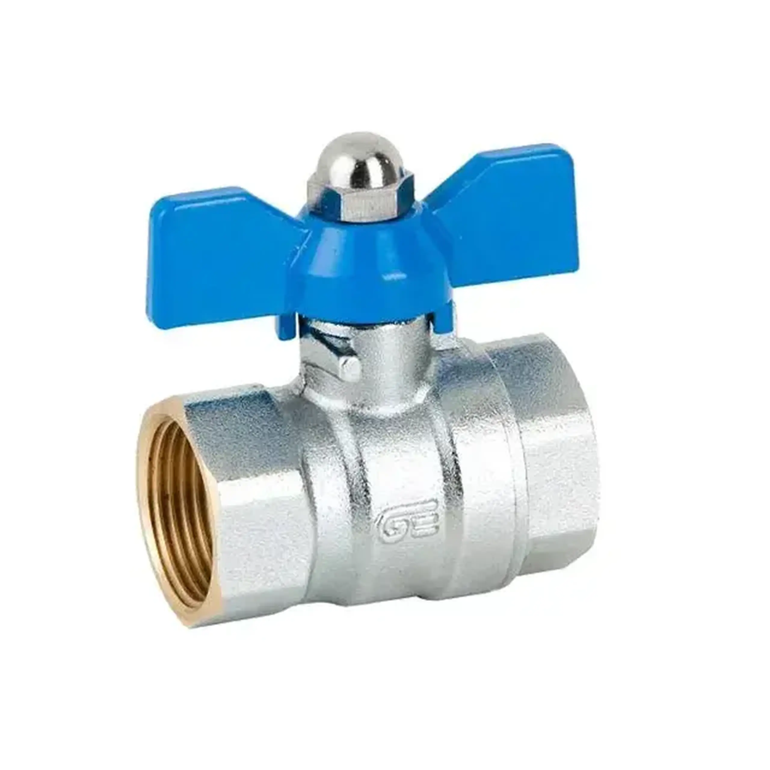 Robinet cu bilă fluture EH303504 1/2'' F (mama) - F (mama) Alamă Genebre