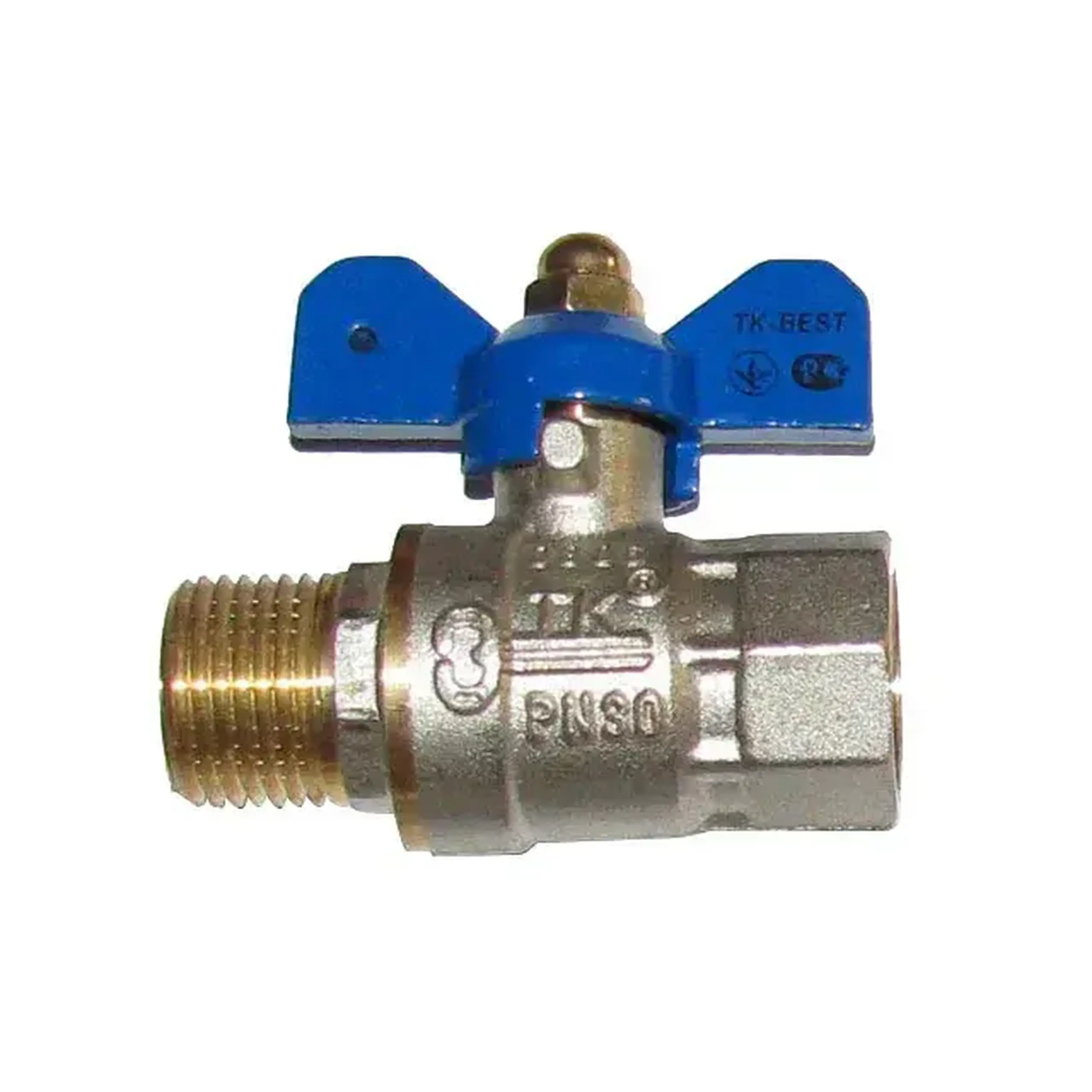 Robinet cu bilă fluture EH303604 1/2'' F (mama) - M (tata) Alamă Genebre