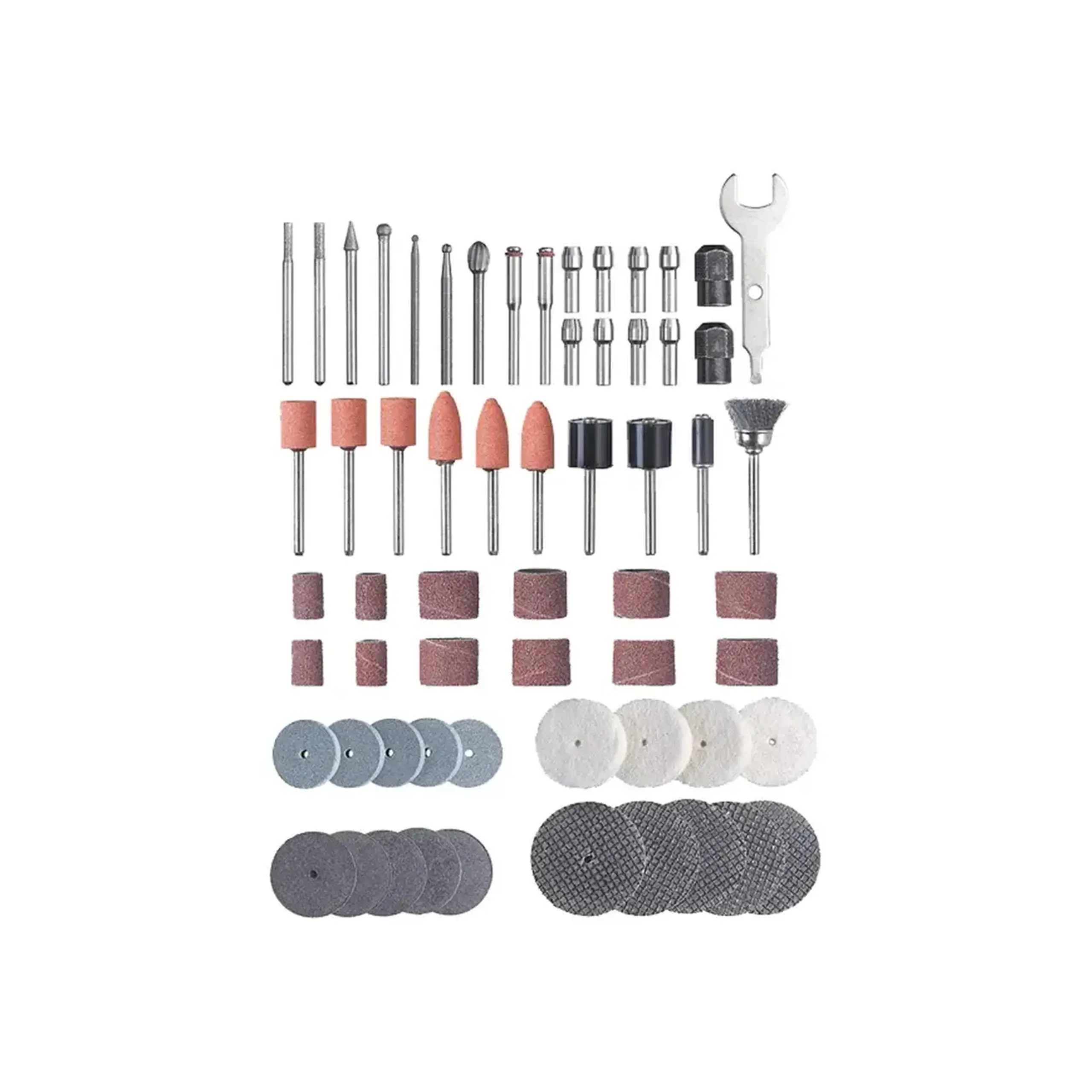 Set accesorii pentru mașină de gravat 38 buc. KWB - Bucăţi în set 61 buc.