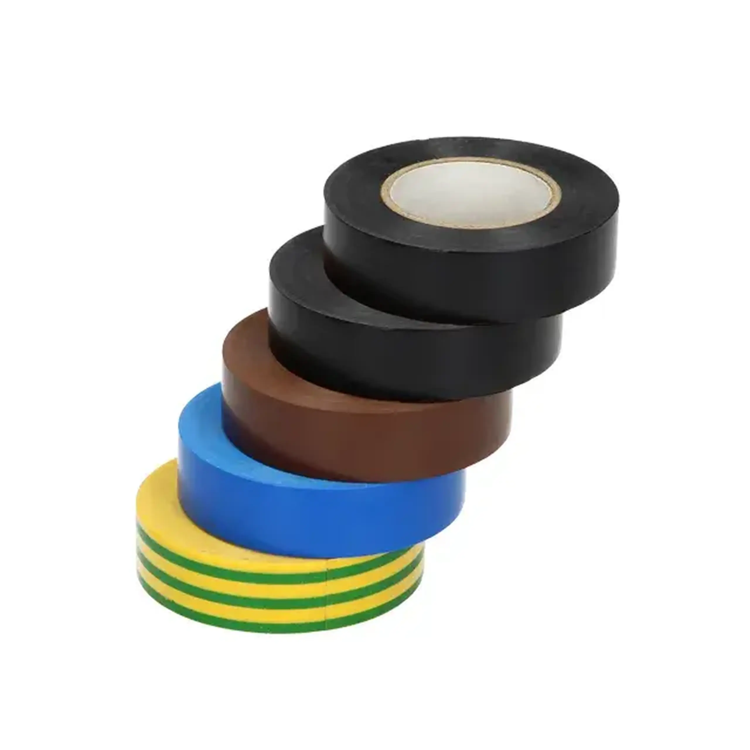 Set bandă izolantă ORNO ORAE13198 20 m x 19 mm Negru/Cafeniu/Albastru/Verde-Galben
