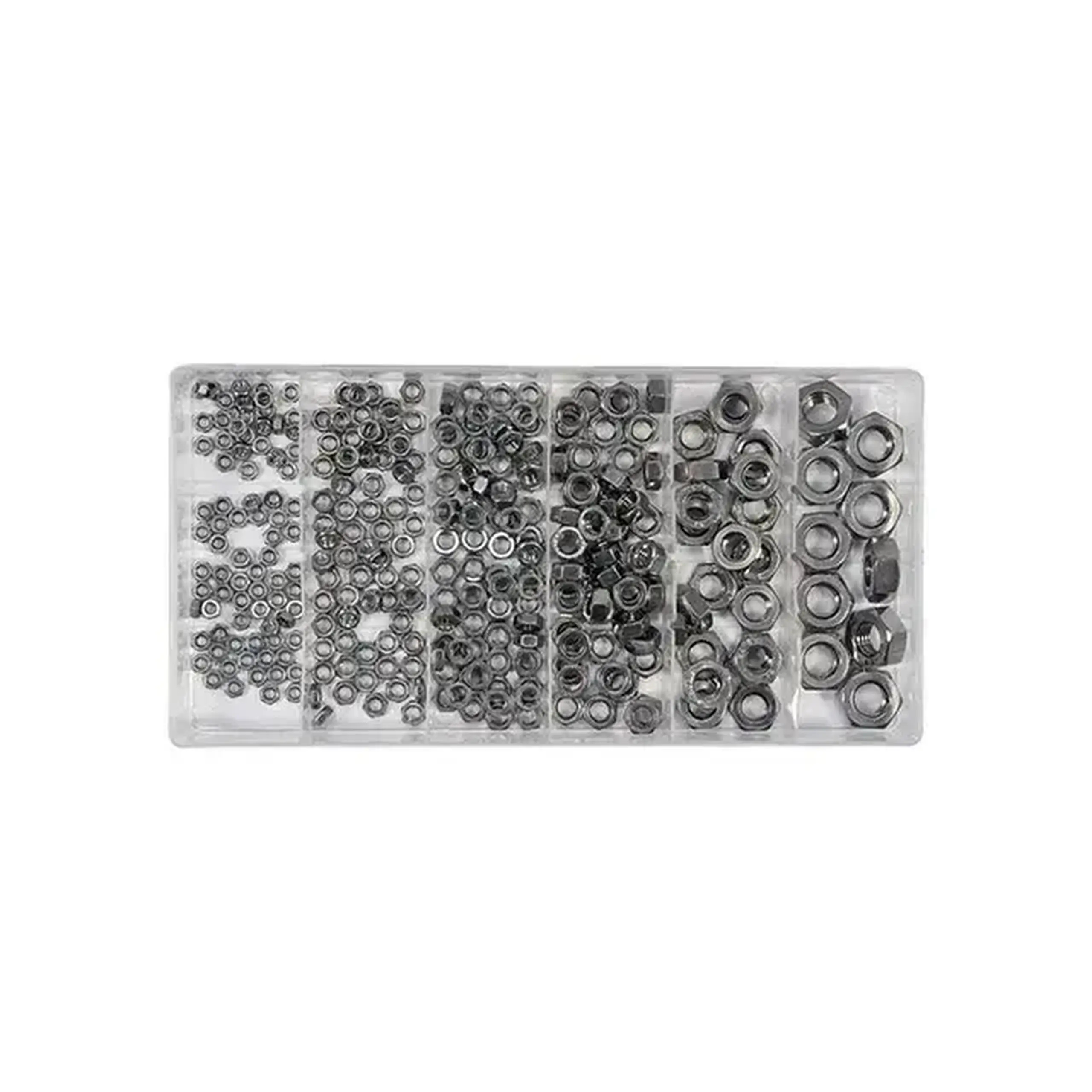 Set piulițe hexagonale M3/M4/M5/M6/M8/M10 Oțel inoxidabil 300 buc. Yato
